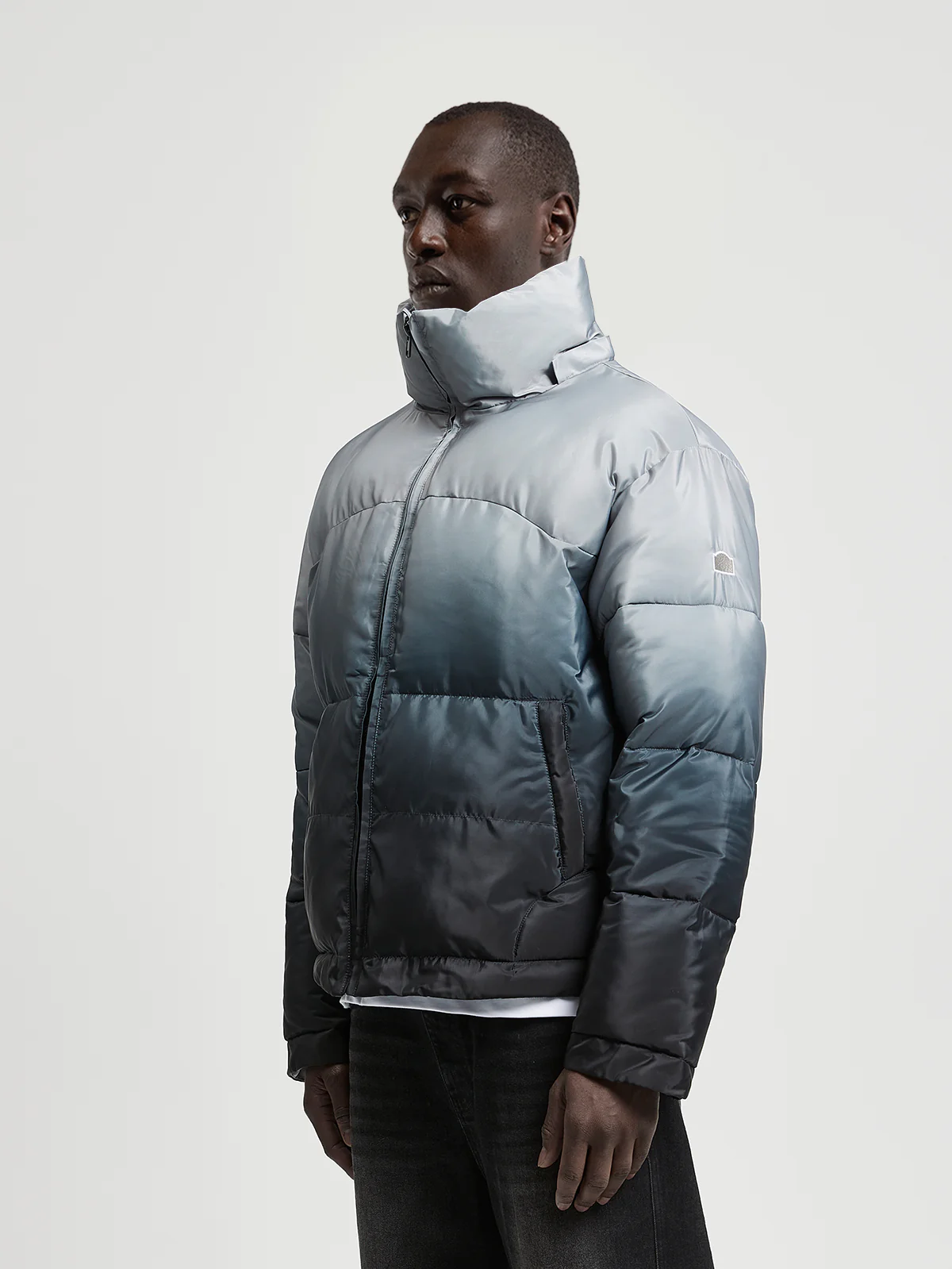 SIGNE PUFFER JACKET - FADED GREY - Image 4
