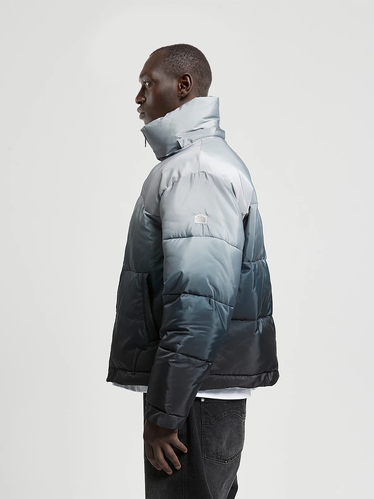 SIGNE PUFFER JACKET - FADED GREY - Image 5