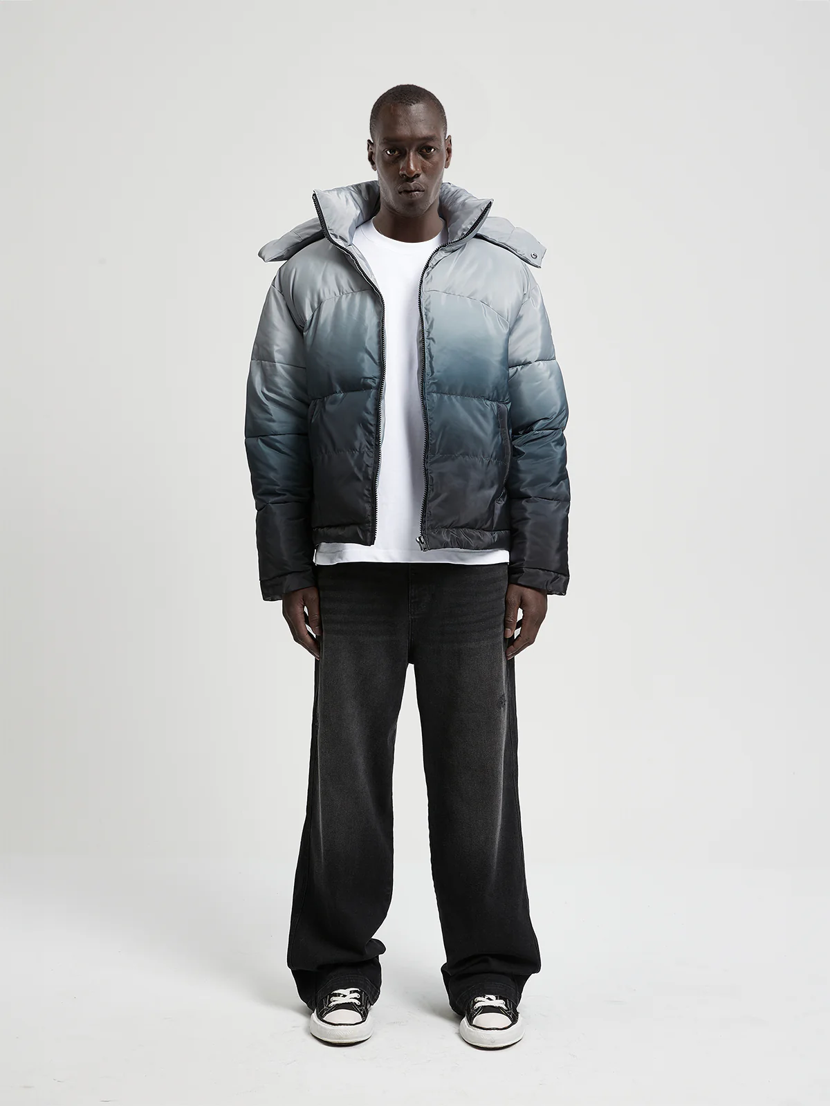 SIGNE PUFFER JACKET - FADED GREY - Image 7
