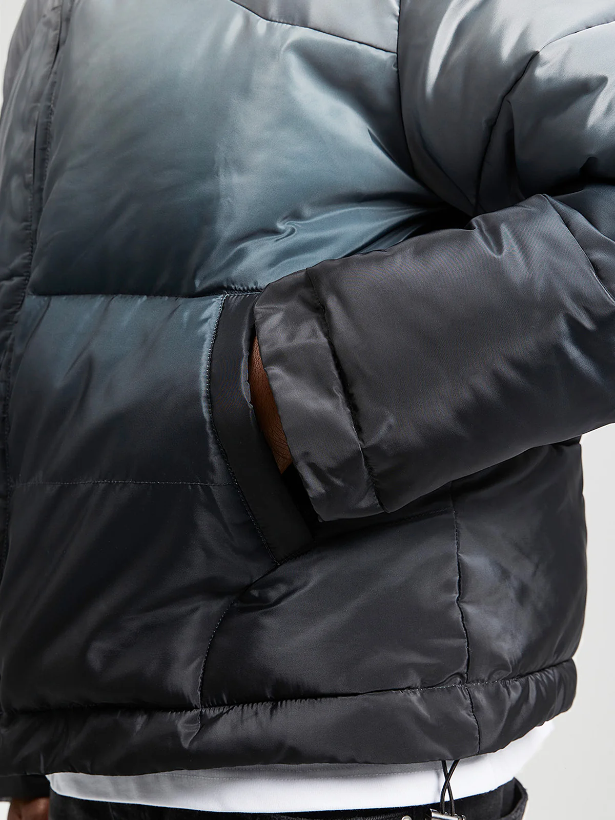 SIGNE PUFFER JACKET - FADED GREY - Image 9