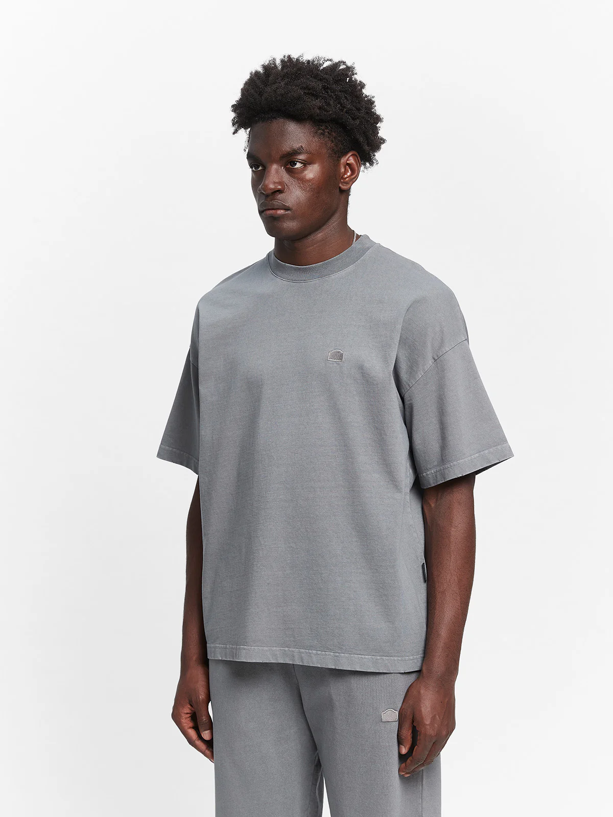 SIGNE T-SHIRT - WASHED GREY - Image 3