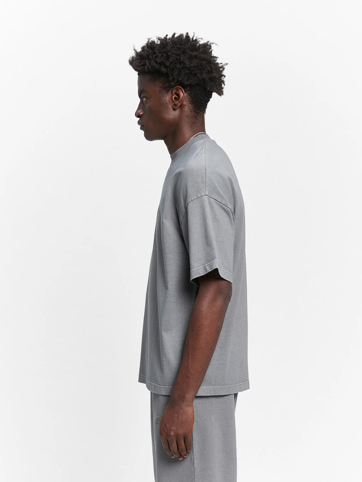 SIGNE T-SHIRT - WASHED GREY - Image 4