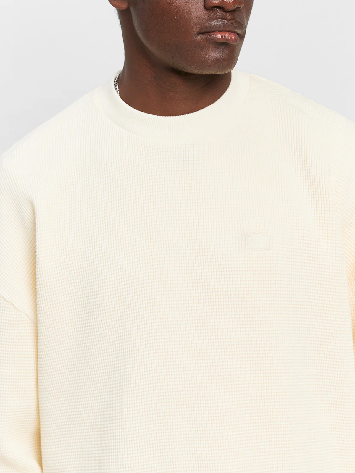 SIGNE WAFFLE LONGSLEEVE - CREAM - Image 8