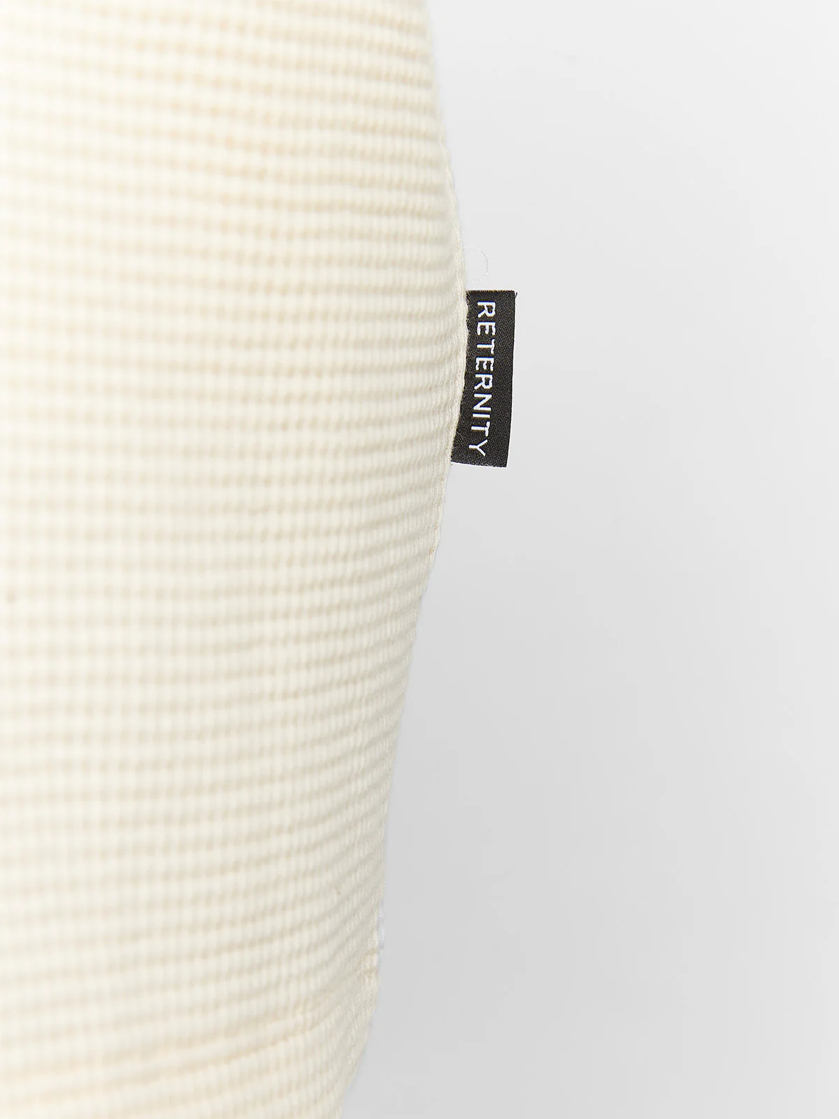 SIGNE WAFFLE LONGSLEEVE - CREAM - Image 9