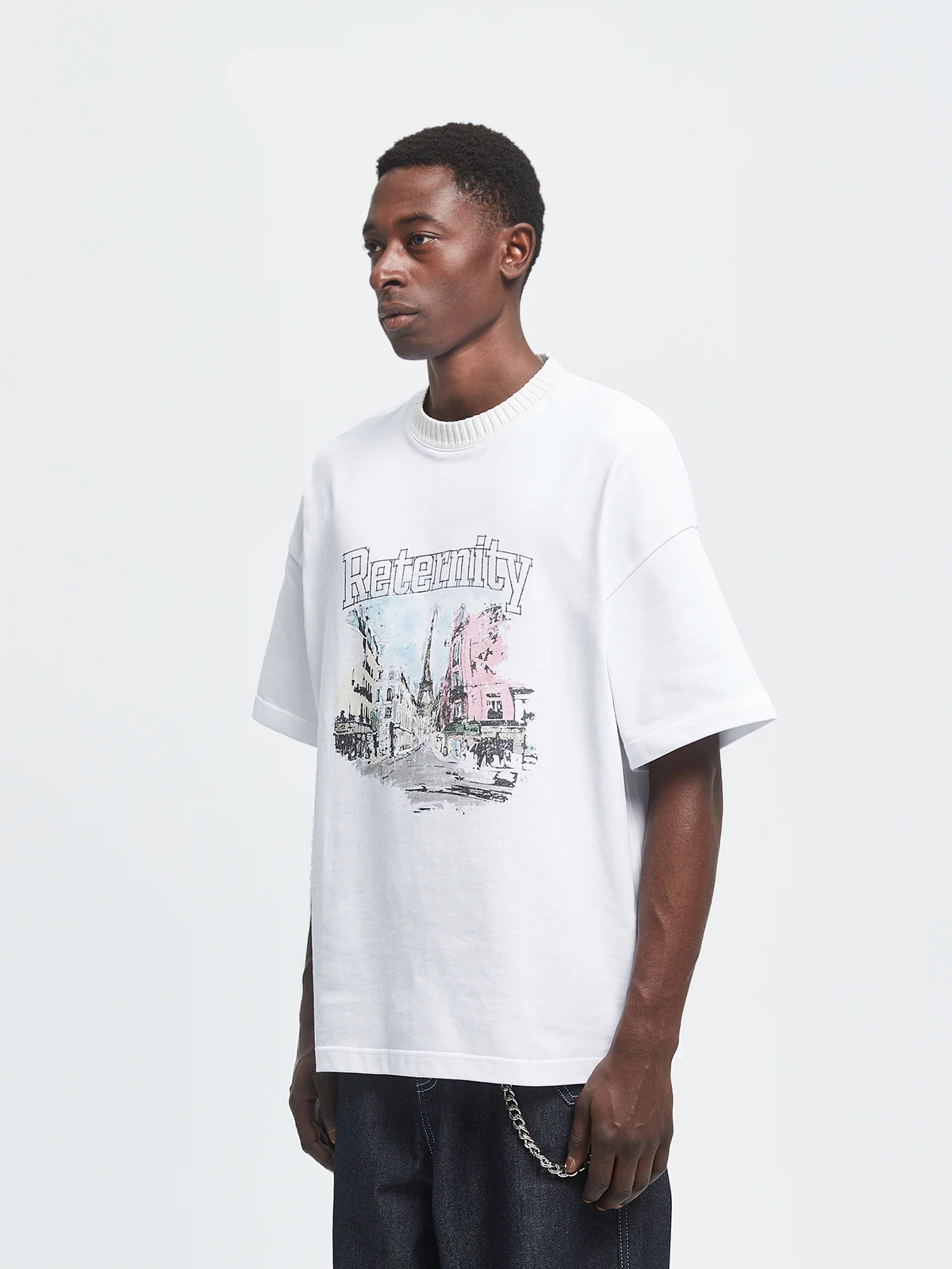 STEPS TO HEAVEN T-SHIRT - WHITE - Image 3