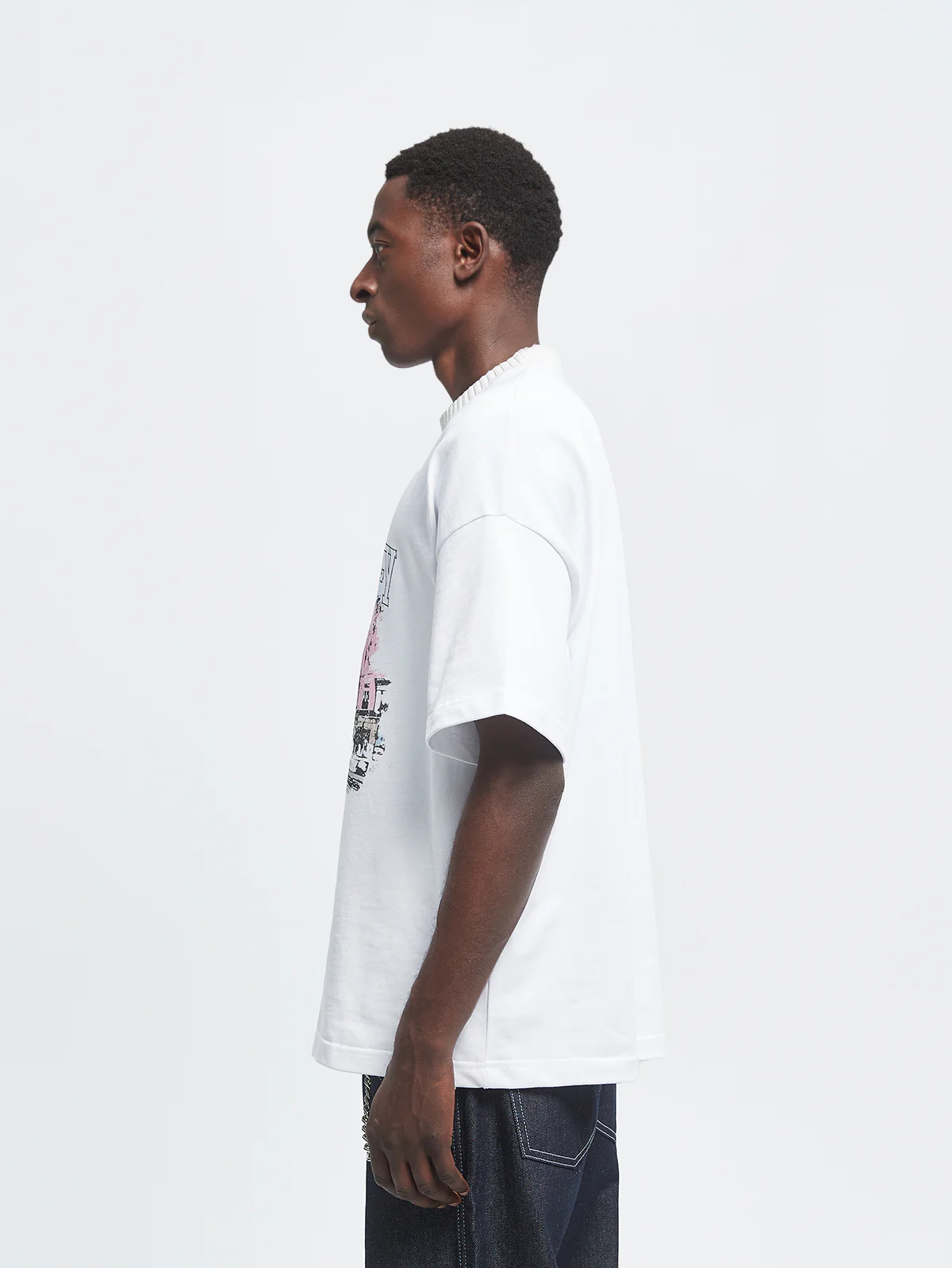 STEPS TO HEAVEN T-SHIRT - WHITE - Image 4