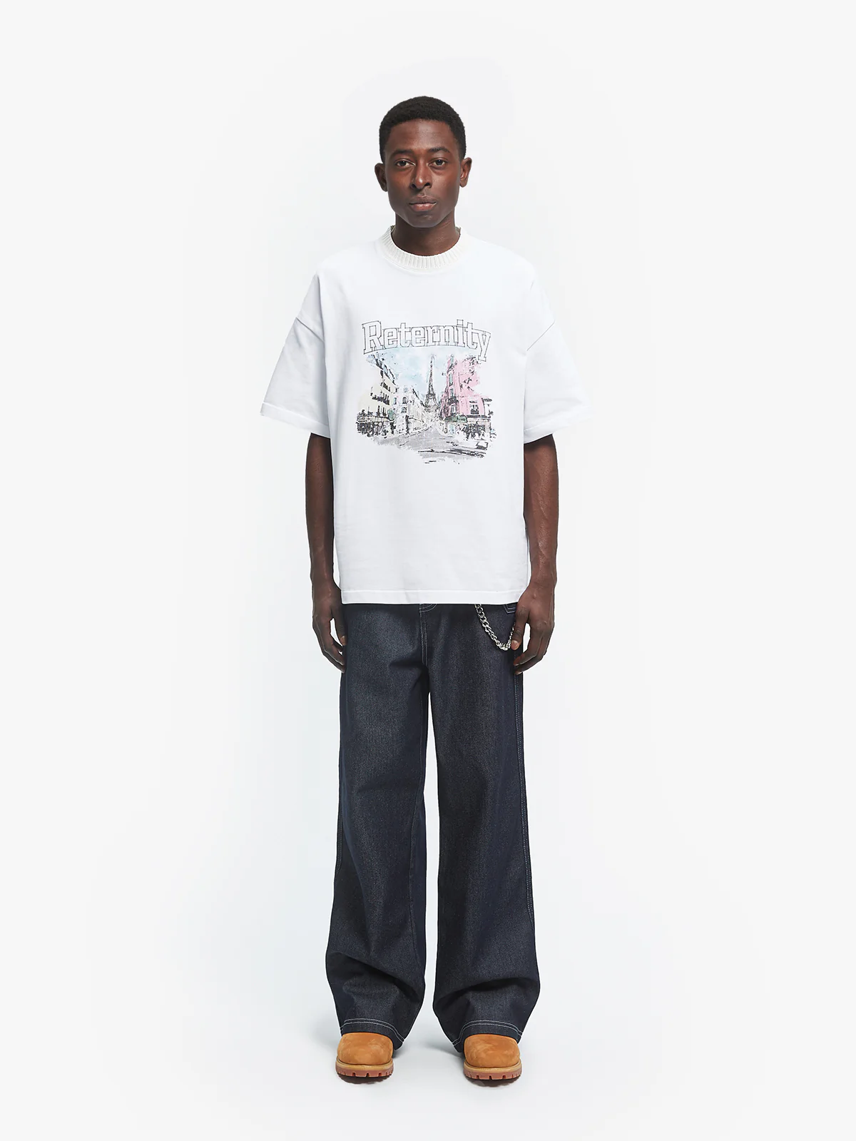 STEPS TO HEAVEN T-SHIRT - WHITE - Image 6