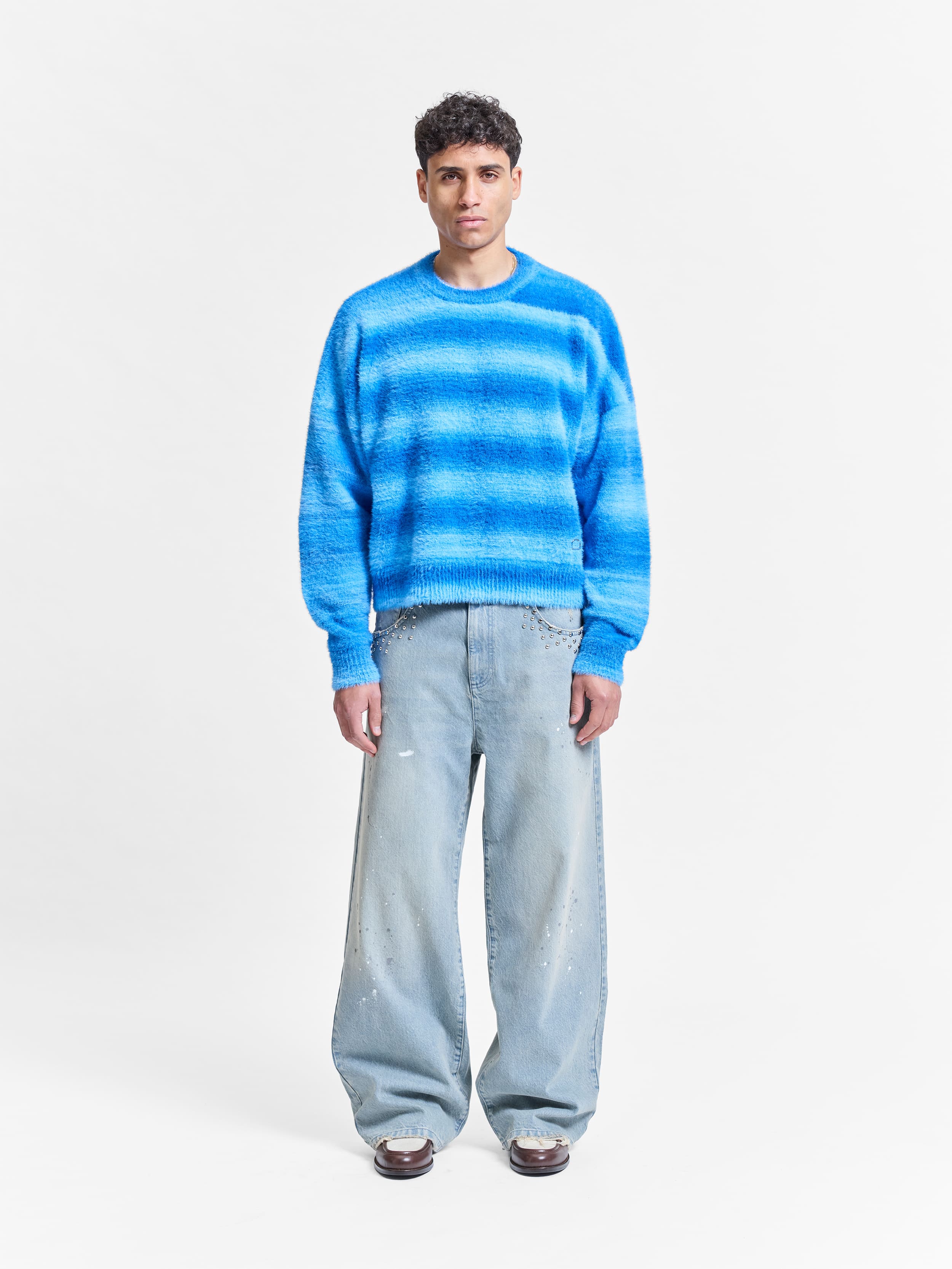 STUDDED DENIM - LIGHT BLUE - Image 6