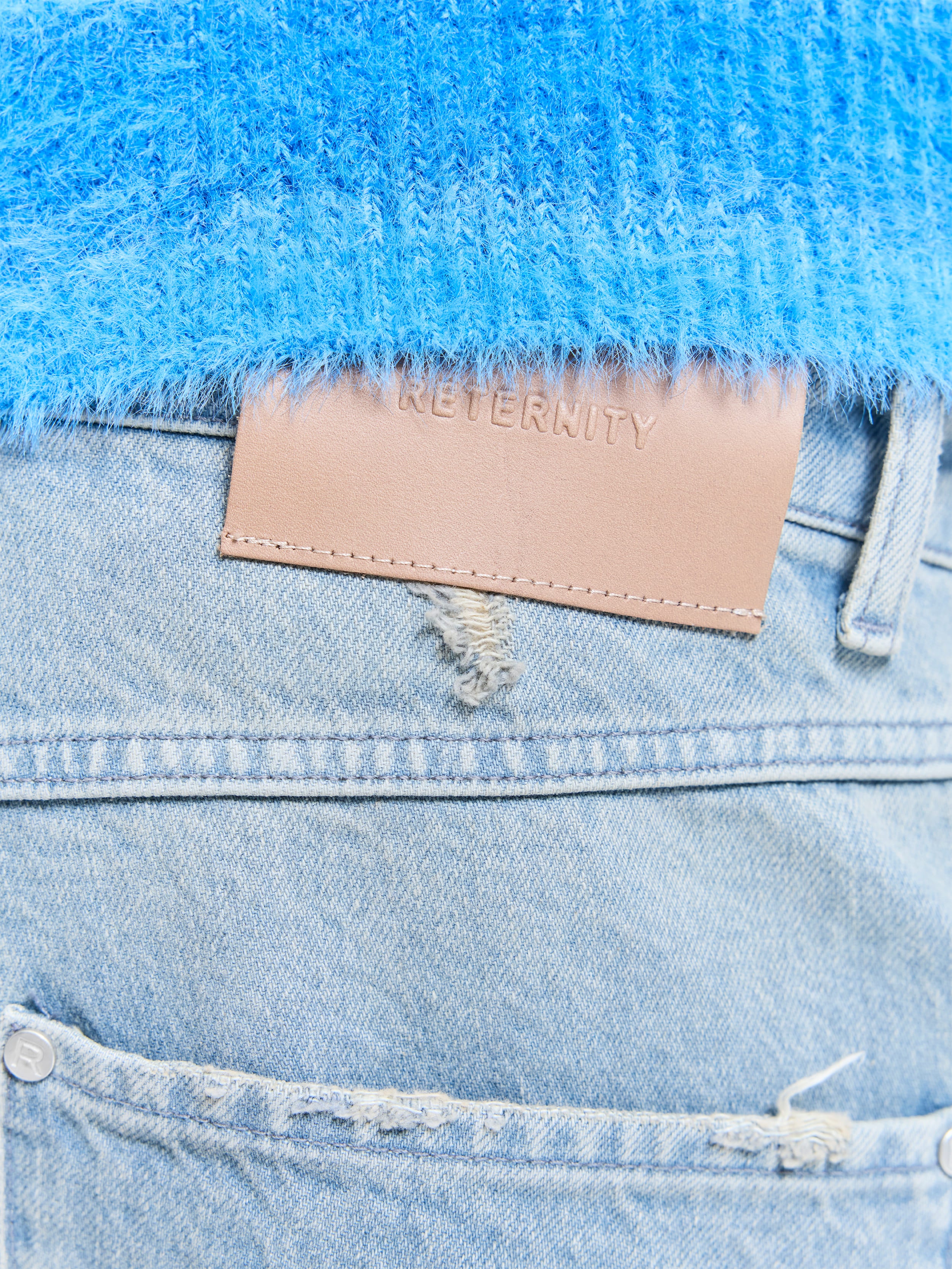 STUDDED DENIM - LIGHT BLUE - Image 8