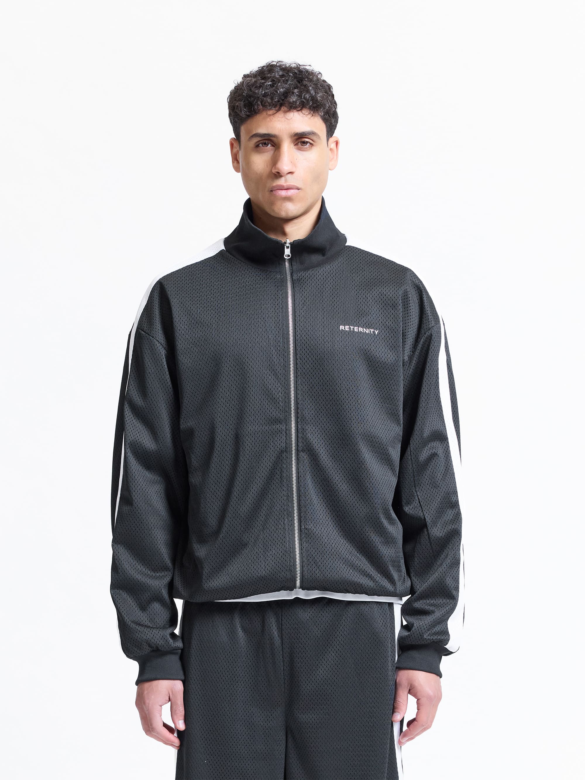 STUDIO REVERSIBLE TRACK JACKET - BLACK - Image 4