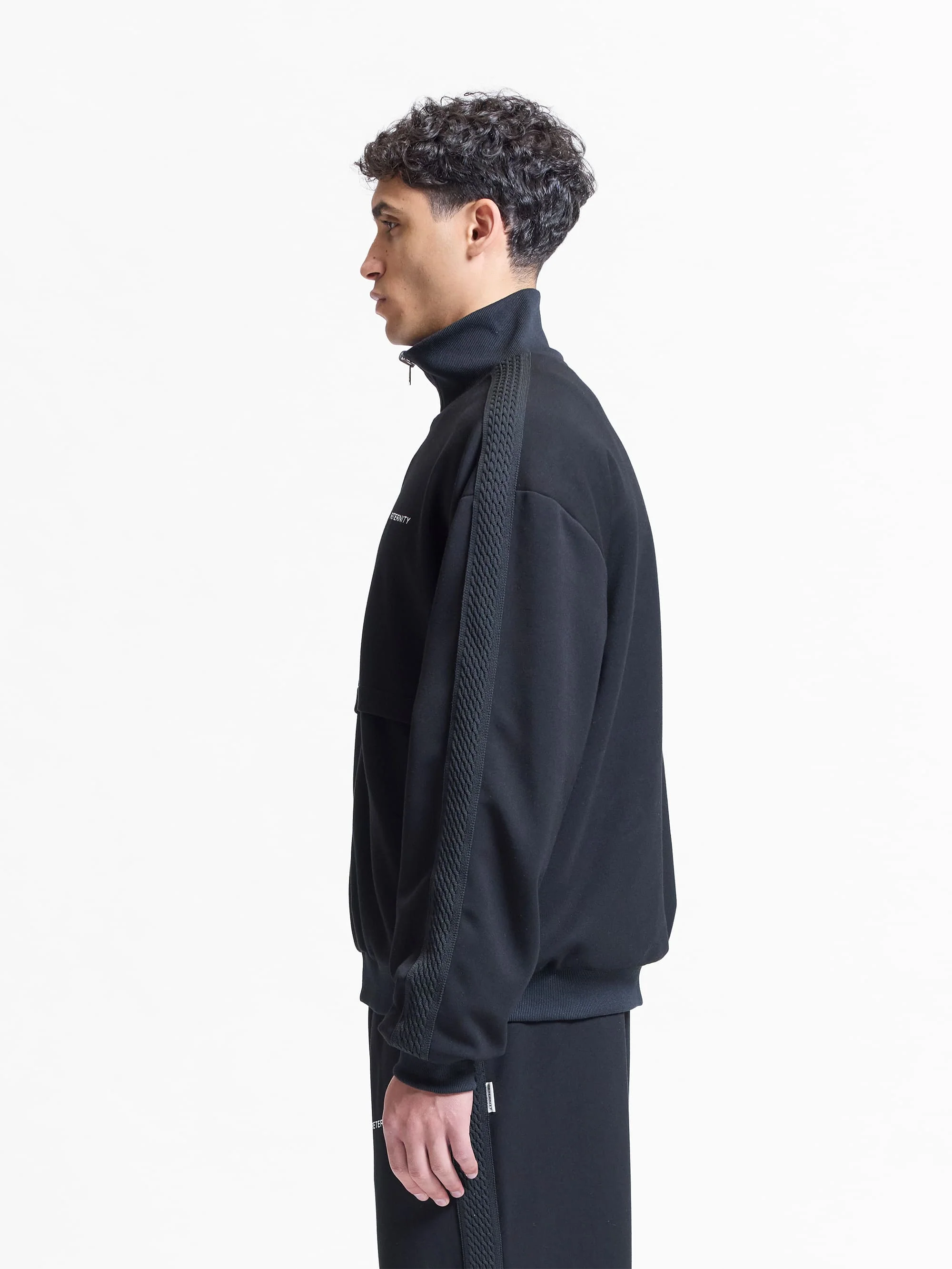 STUDIO REVERSIBLE TRACK JACKET - BLACK - Image 6