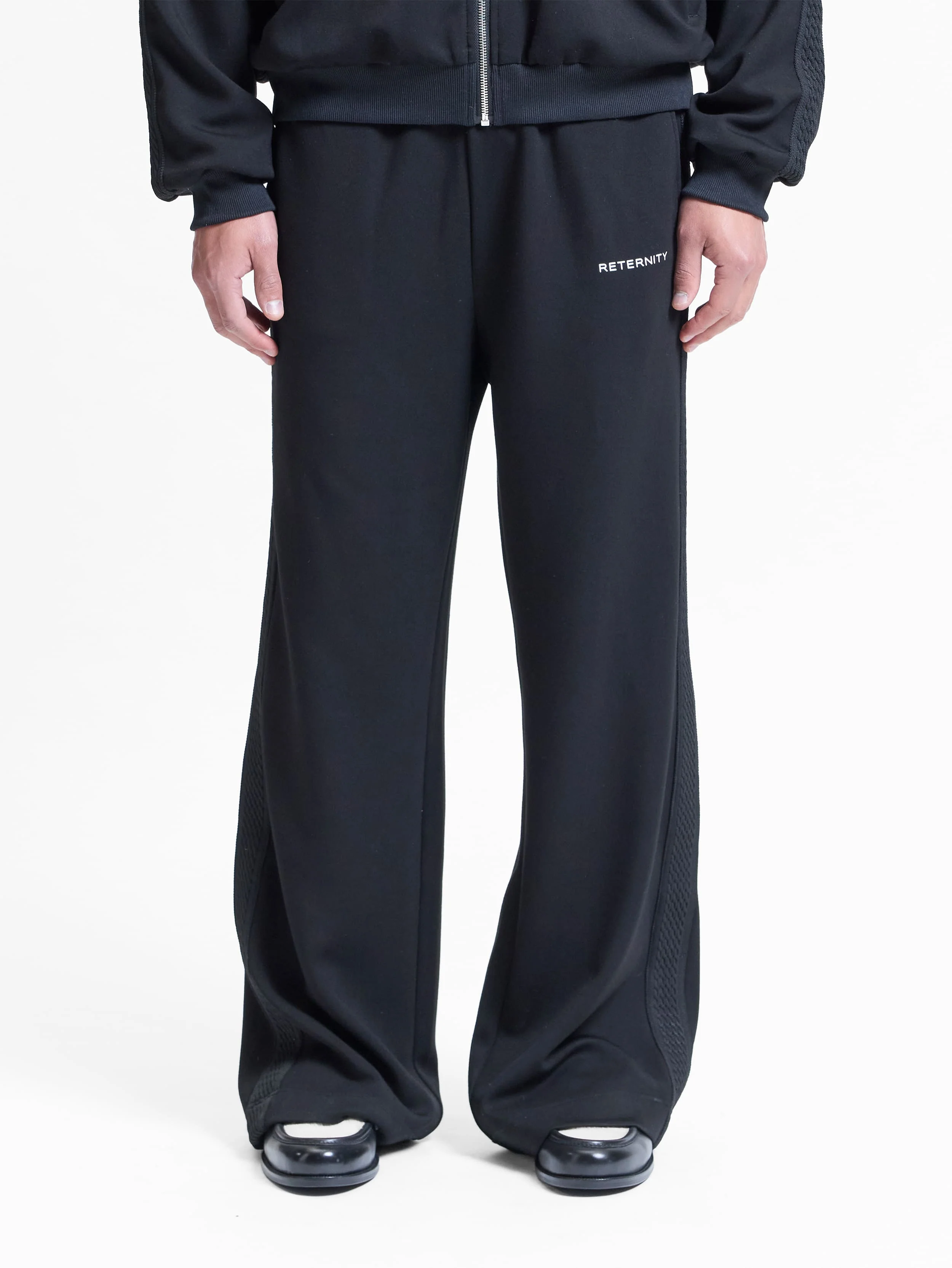 STUDIO TRACK PANTS - BLACK - Image 2