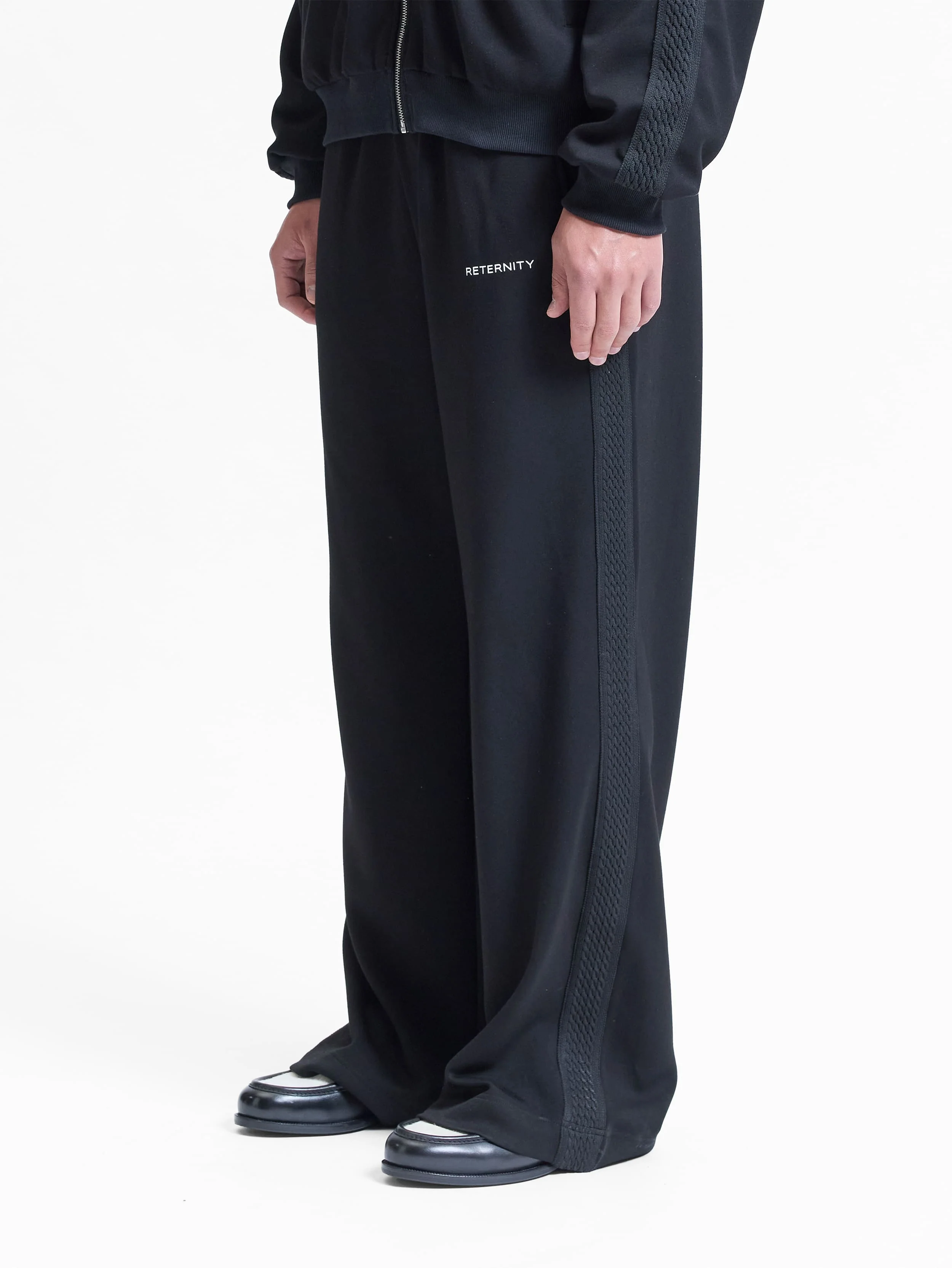 STUDIO TRACK PANTS - BLACK - Image 3