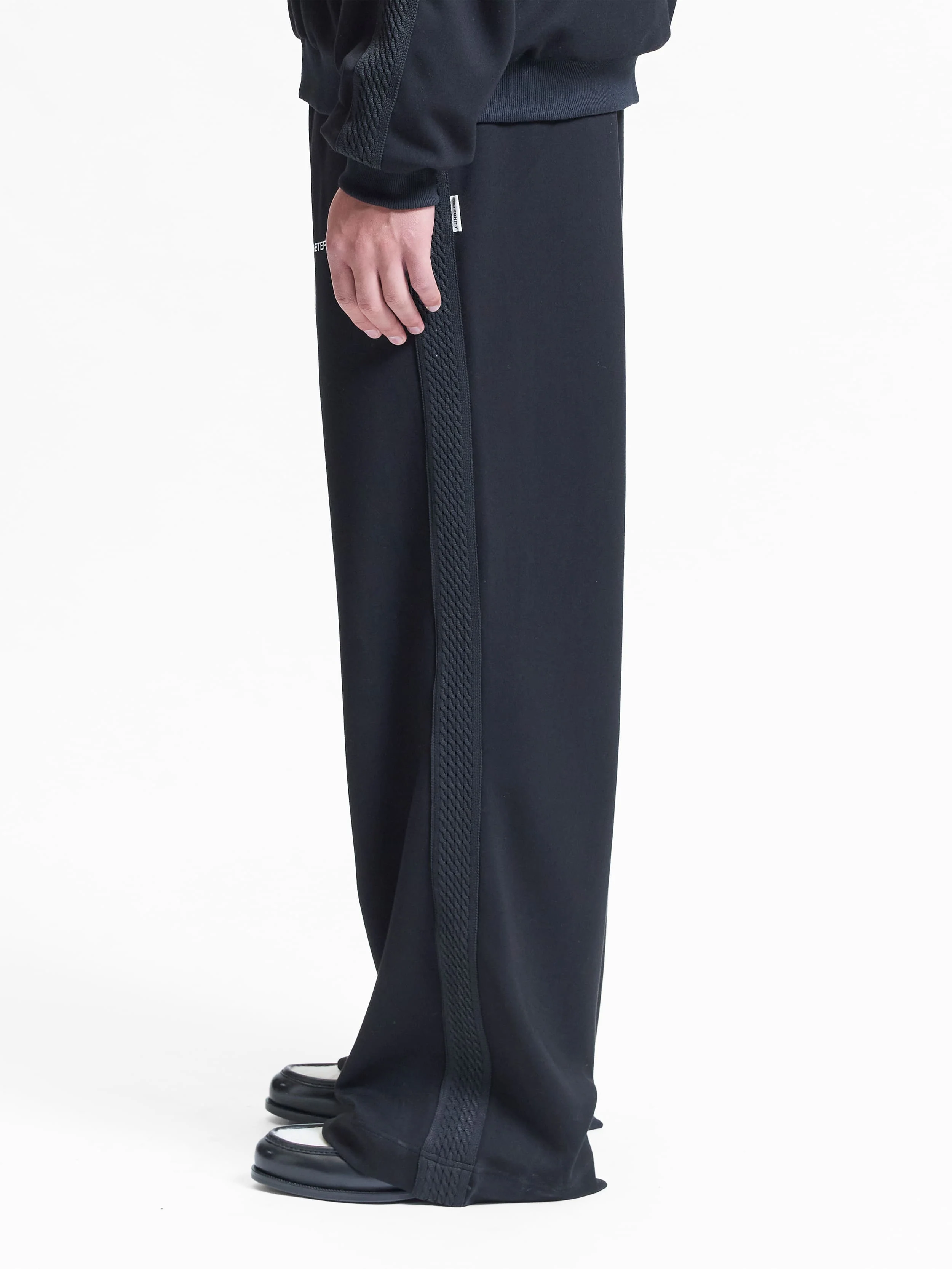 STUDIO TRACK PANTS - BLACK - Image 4