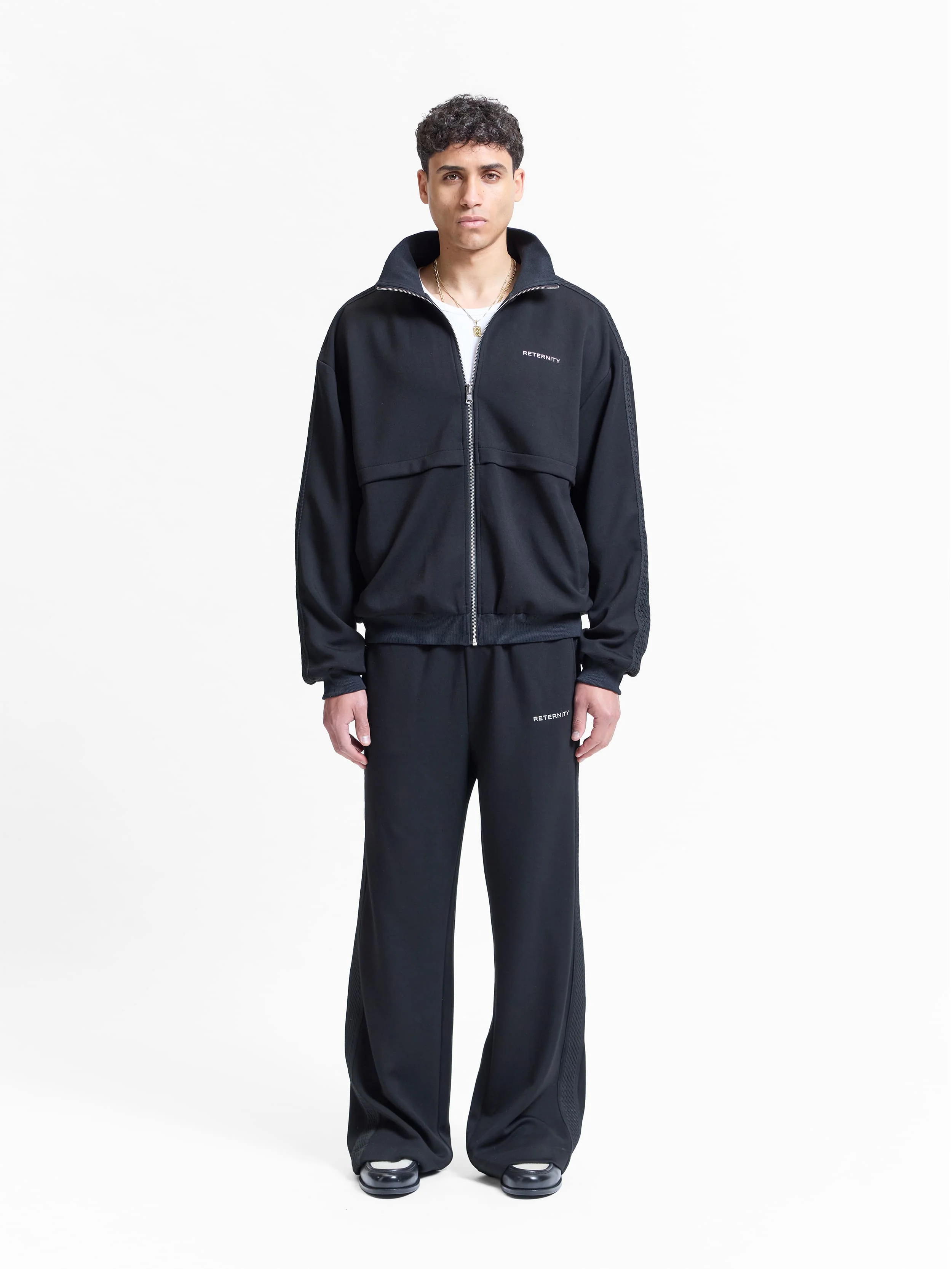 STUDIO TRACK PANTS - BLACK - Image 6