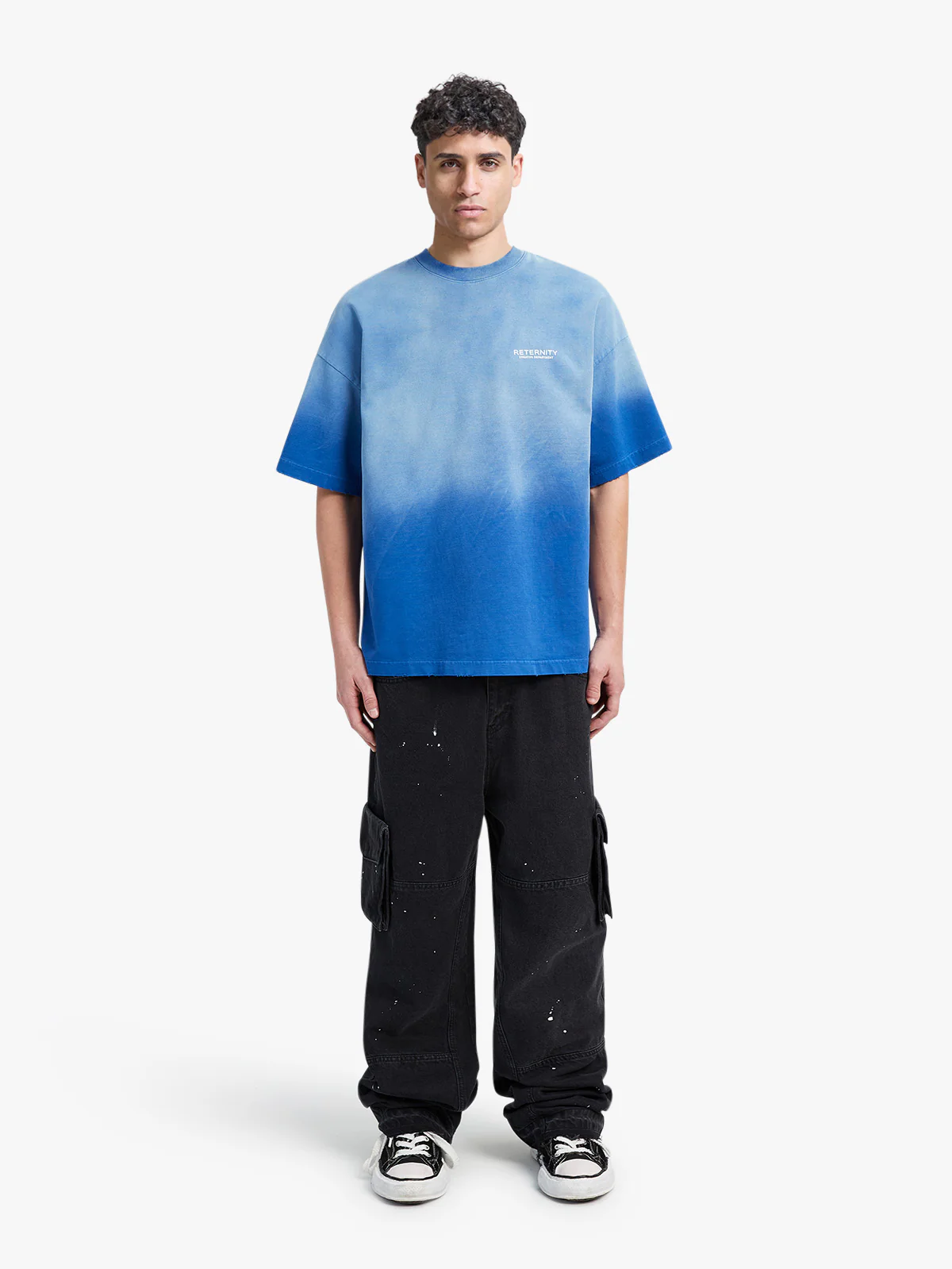 T-SHIRT CREATIVE DEPT - FADED BLUE - Image 7
