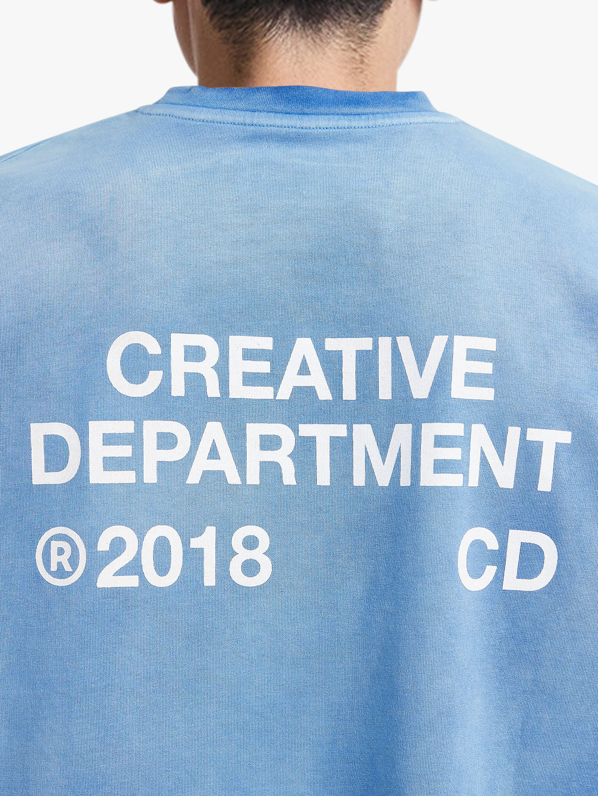 T-SHIRT CREATIVE DEPT - FADED BLUE - Image 8