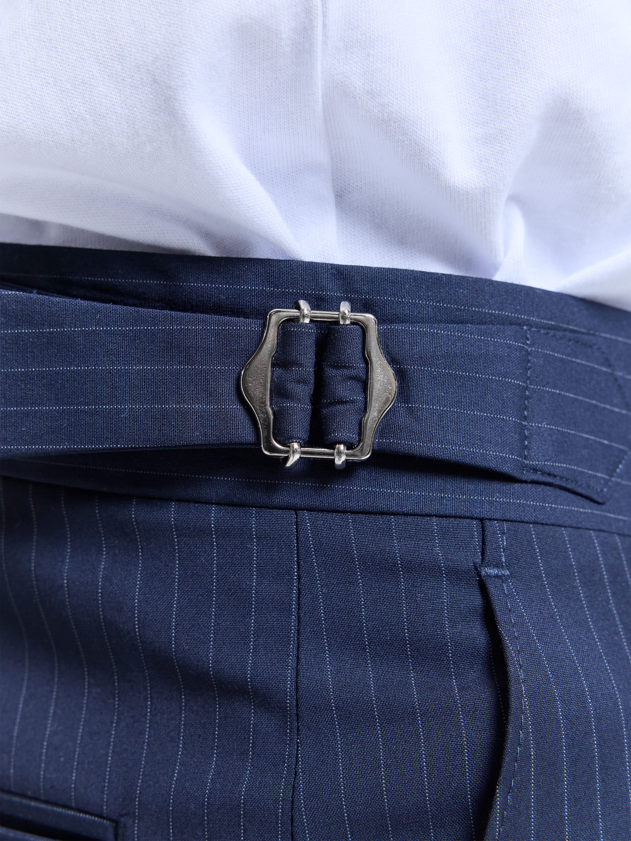 THE SIGNE SUIT – PINSTRIPE BLUE - Image 6