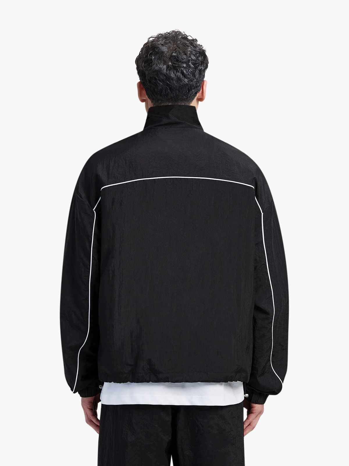 TRACK JACKET - BLACK - Image 5