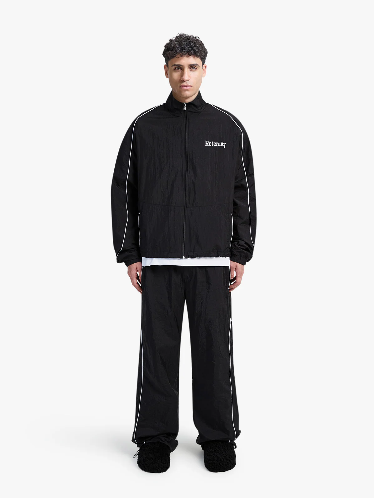 TRACK JACKET - BLACK - Image 6