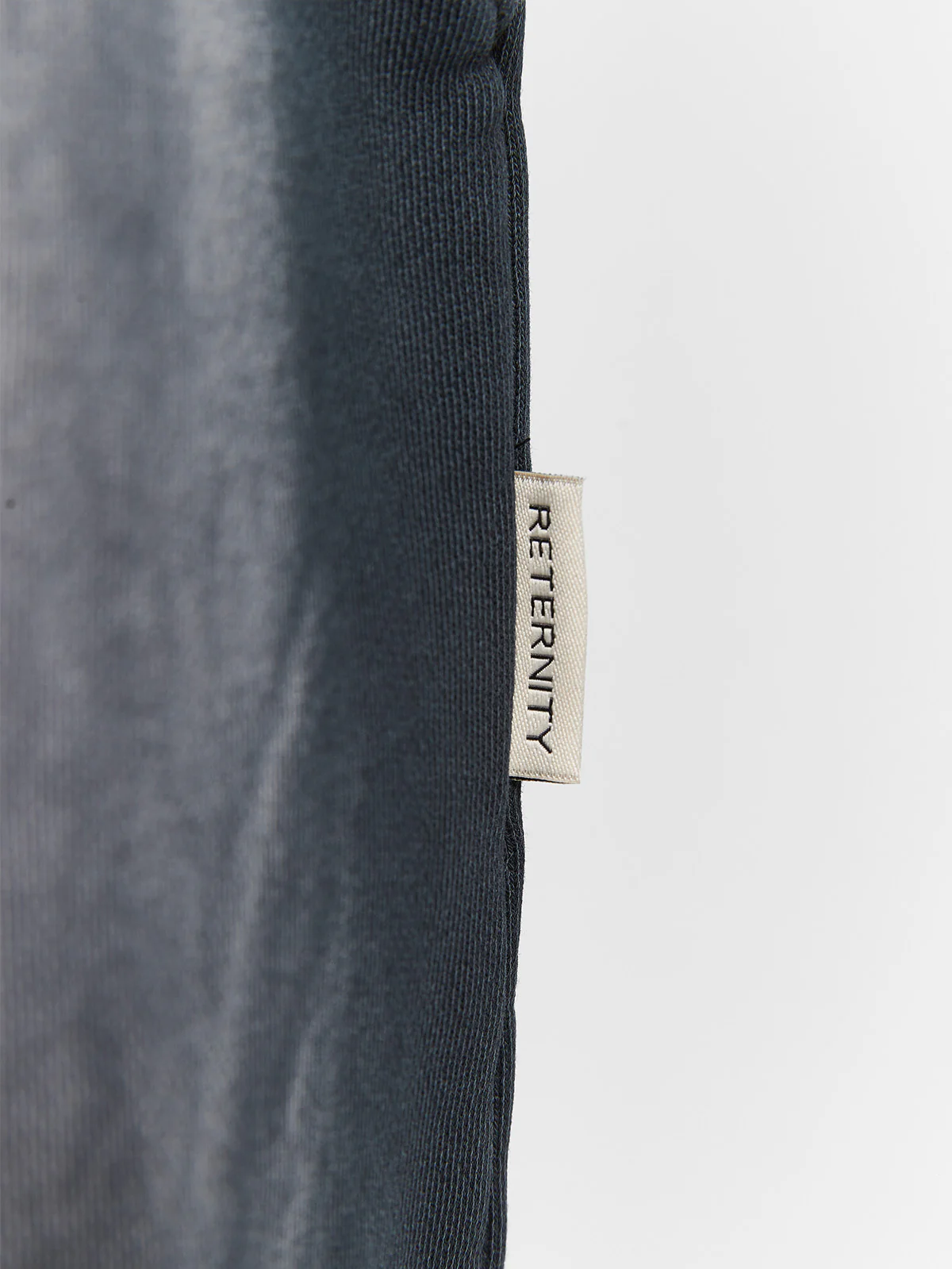 UNFINISHED COTTON SHORTS - WASHED BLACK - Image 8