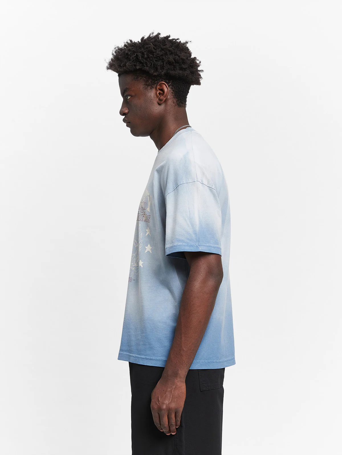UNIVERSITY T-SHIRT - HEAVY BLEACHED BLUE - Image 5