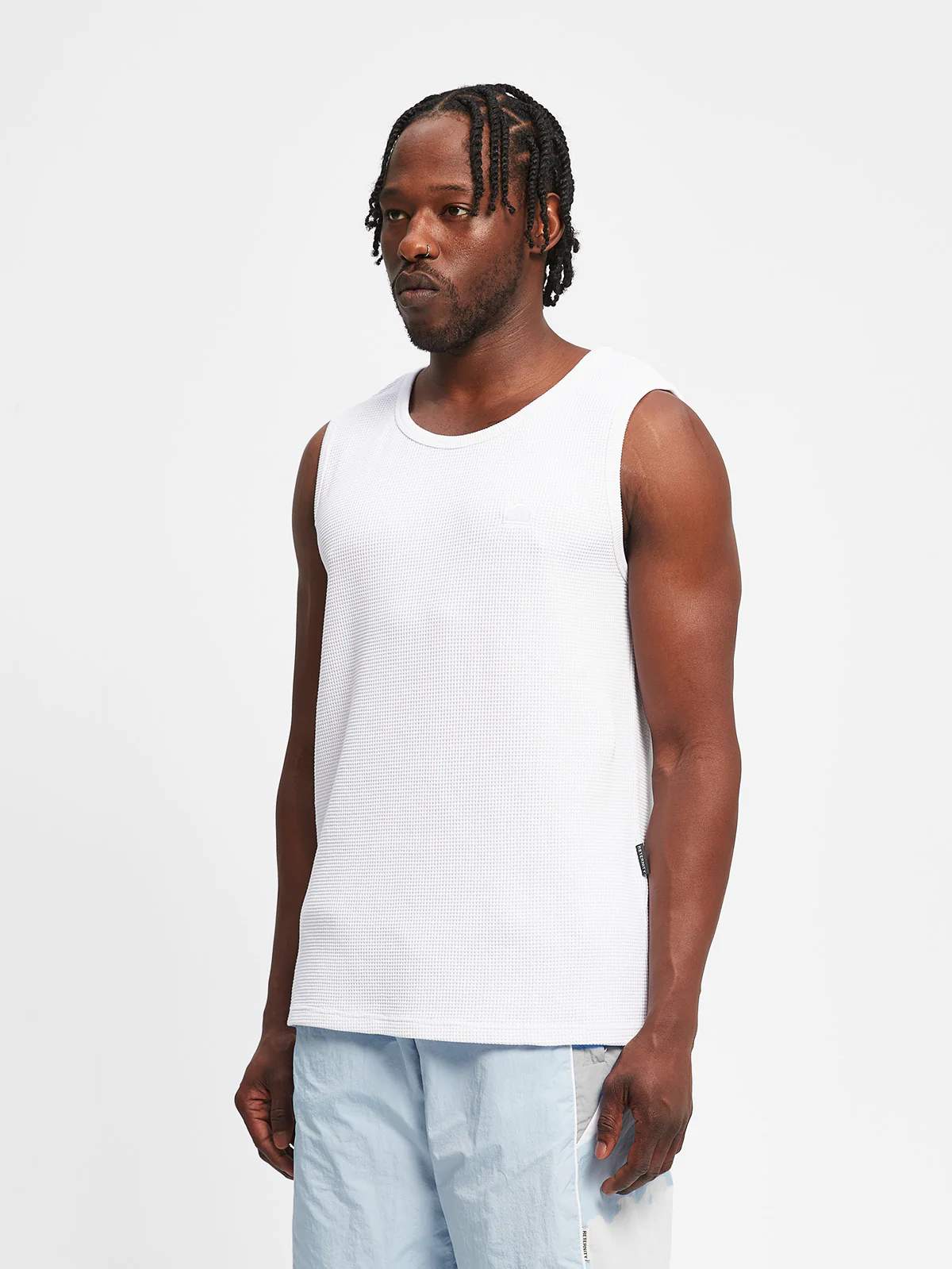WAFFLE TANK TOP - WHITE - Image 3
