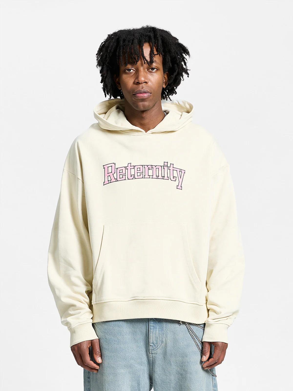 WATERCOLOR HOODIE - CREAM - Image 2