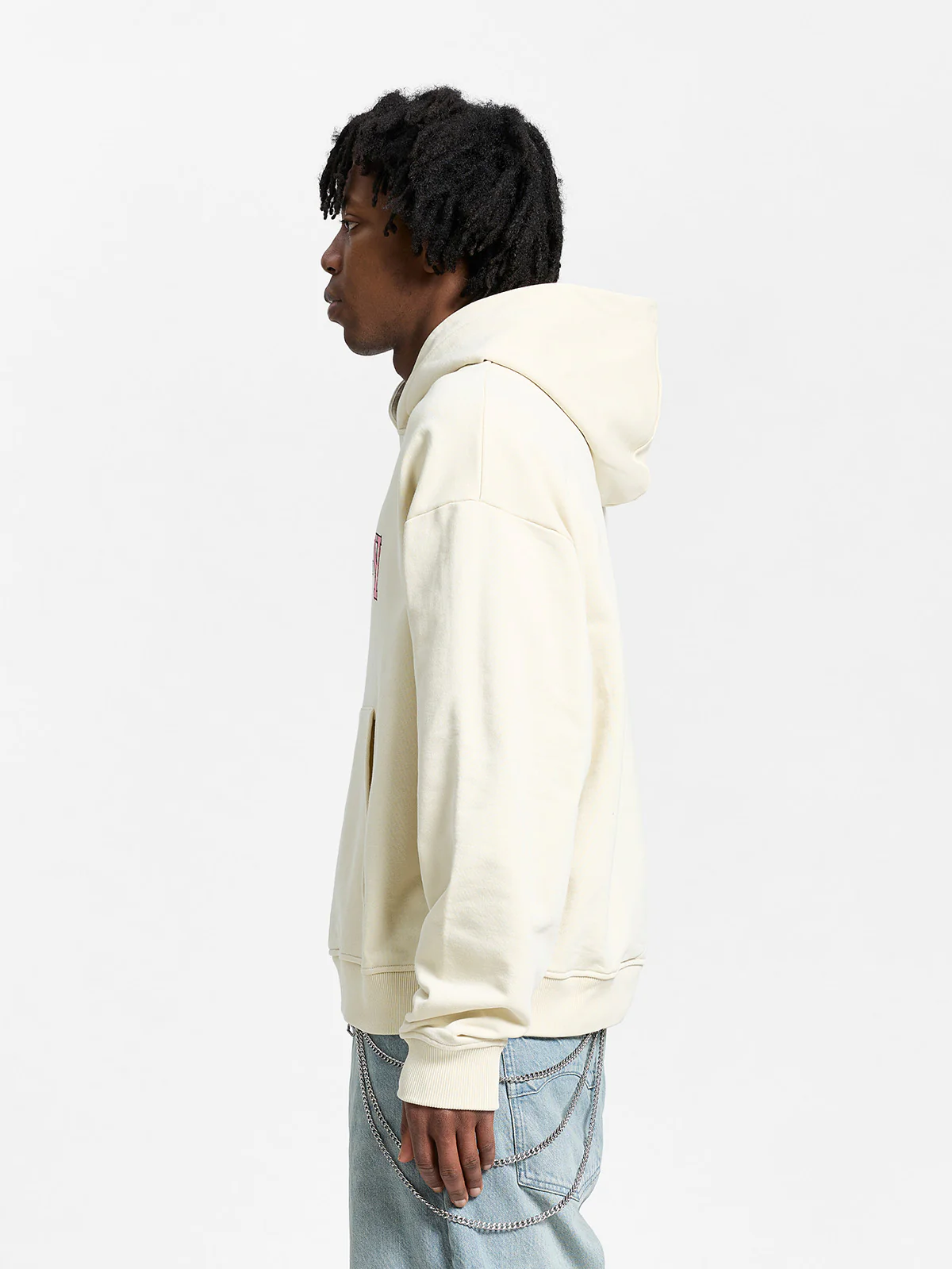 WATERCOLOR HOODIE - CREAM - Image 4