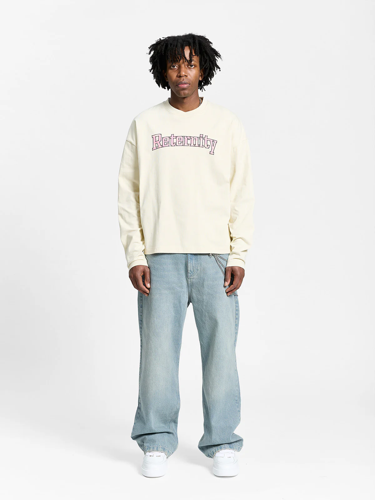 WATERCOLOR LONGSLEEVE - CREAM - Image 2