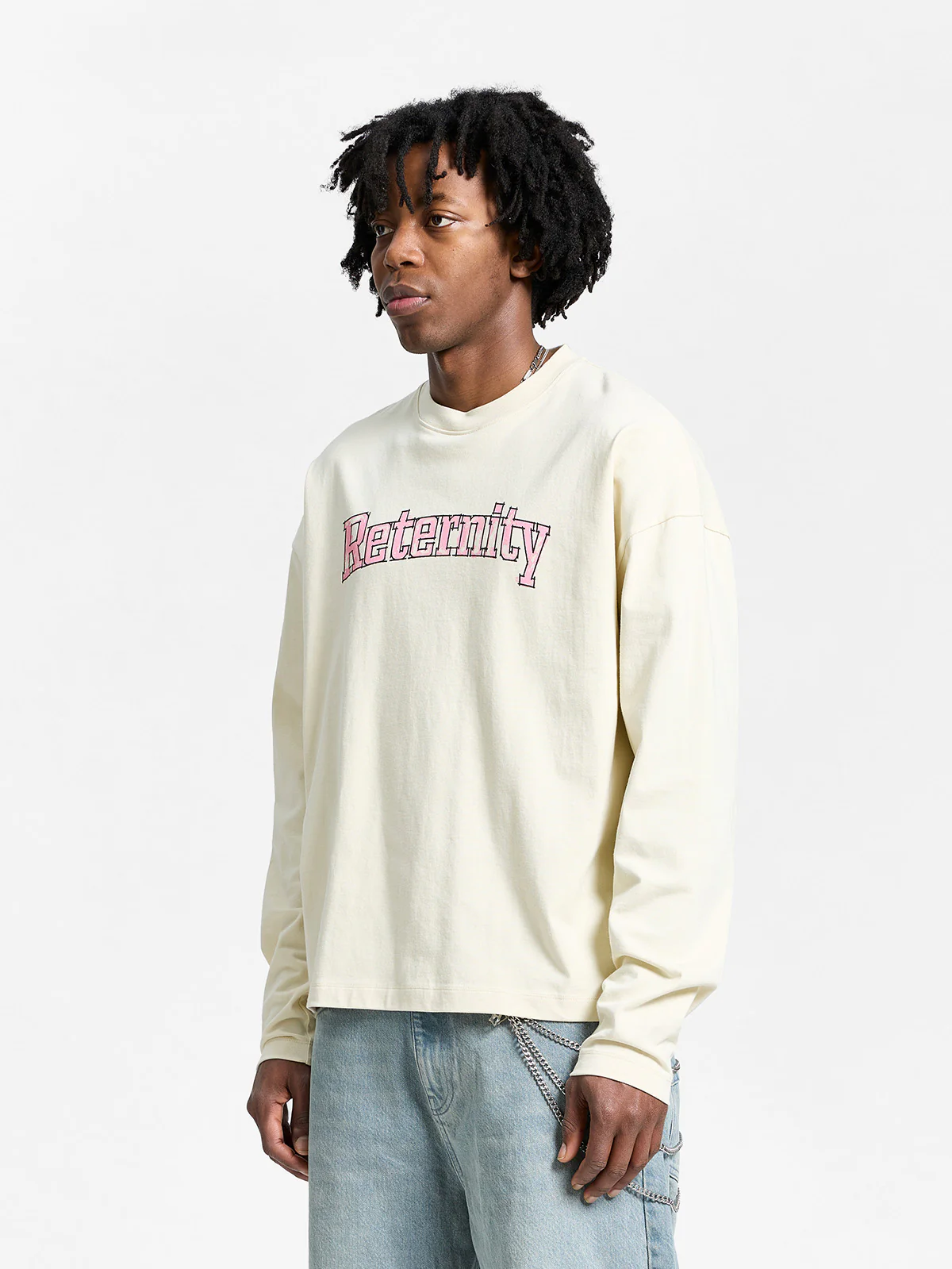 WATERCOLOR LONGSLEEVE - CREAM - Image 3