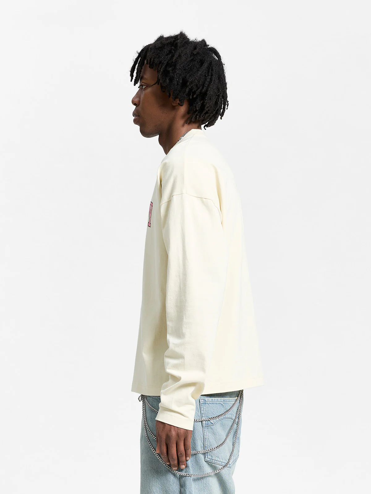 WATERCOLOR LONGSLEEVE - CREAM - Image 4