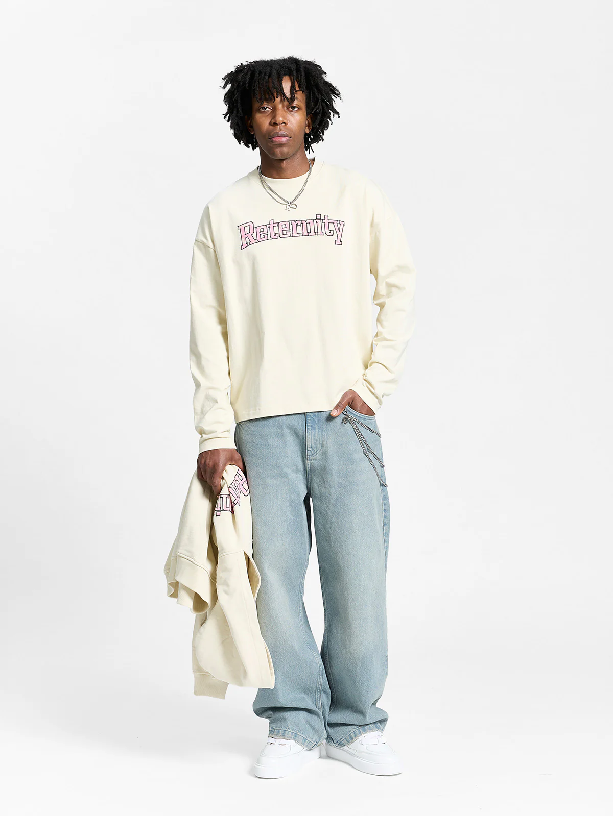 WATERCOLOR LONGSLEEVE - CREAM - Image 6