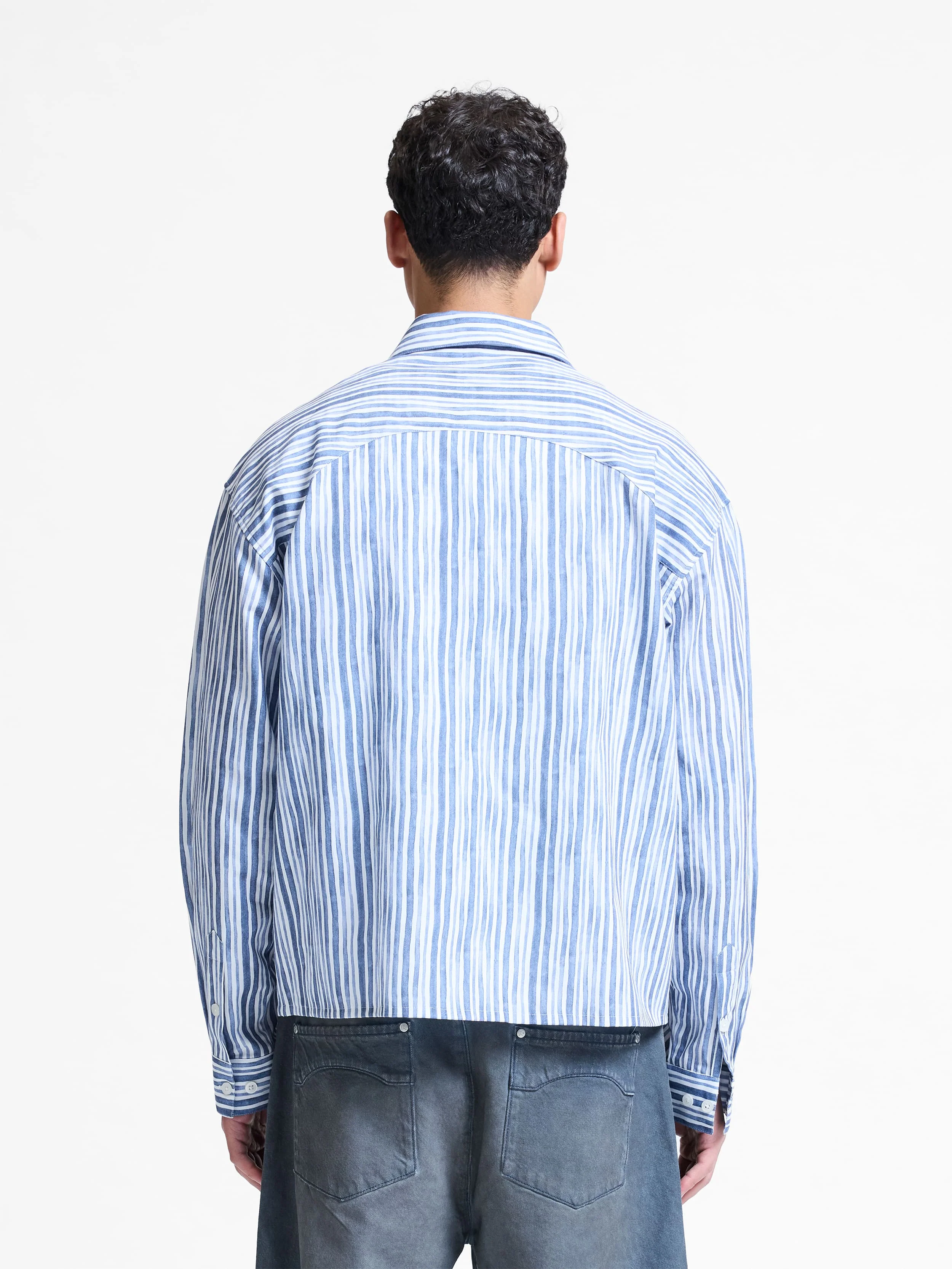 WATERCOLOR SHIRT - BLUE - Image 5