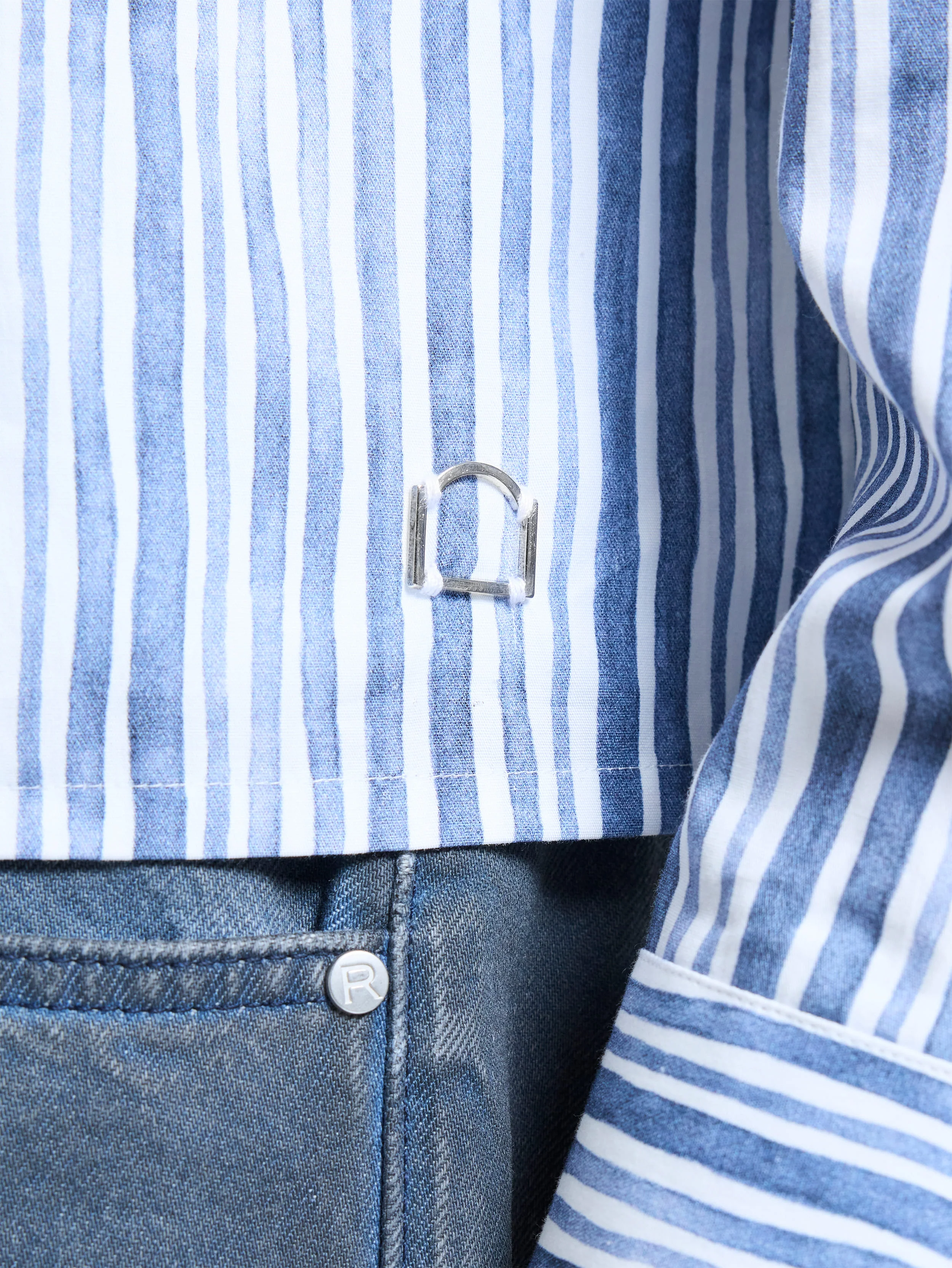 WATERCOLOR SHIRT - BLUE - Image 7