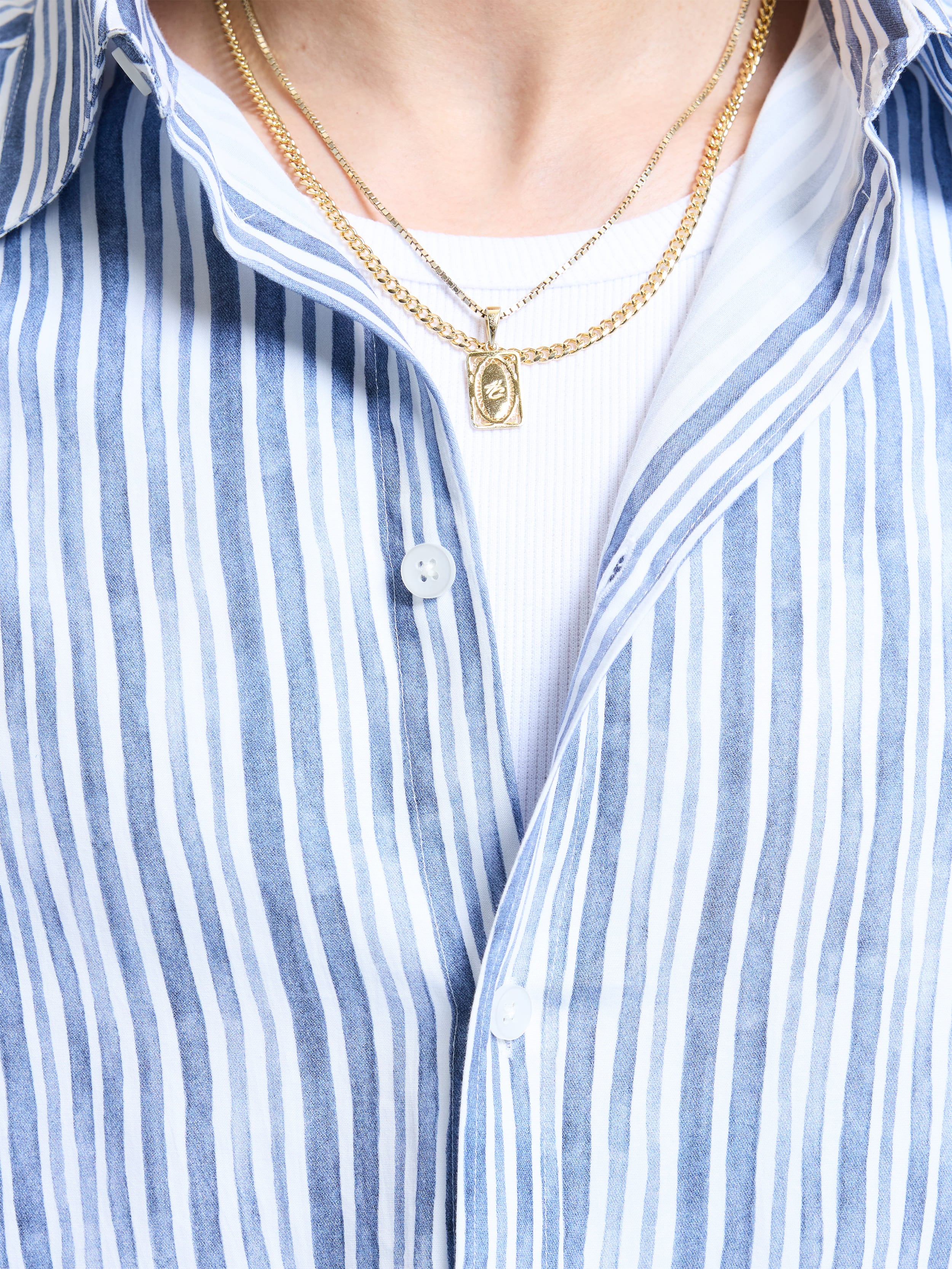 WATERCOLOR SHIRT - BLUE - Image 8