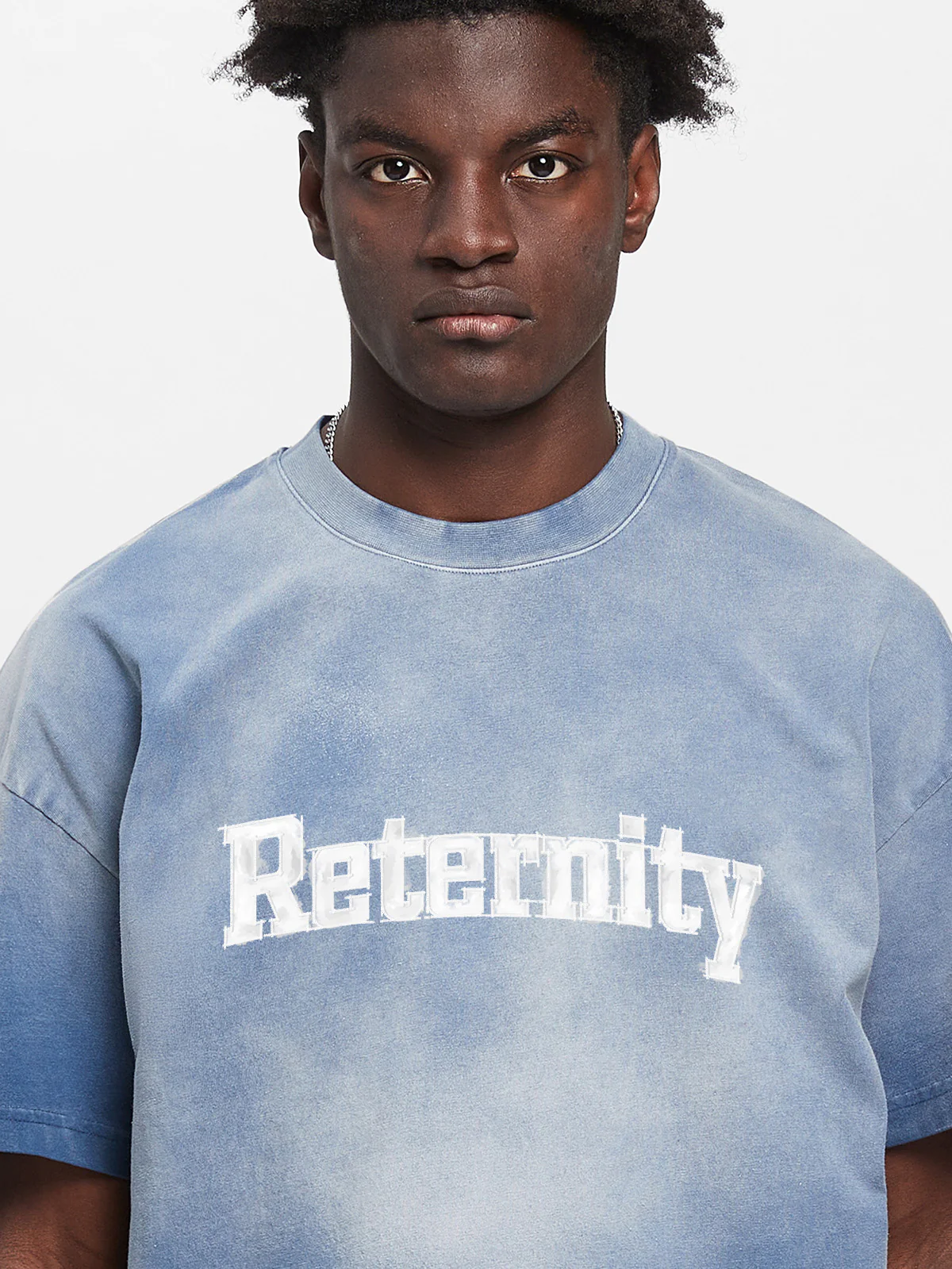 WATERCOLOR T-SHIRT - WASHED BLUE - Image 7