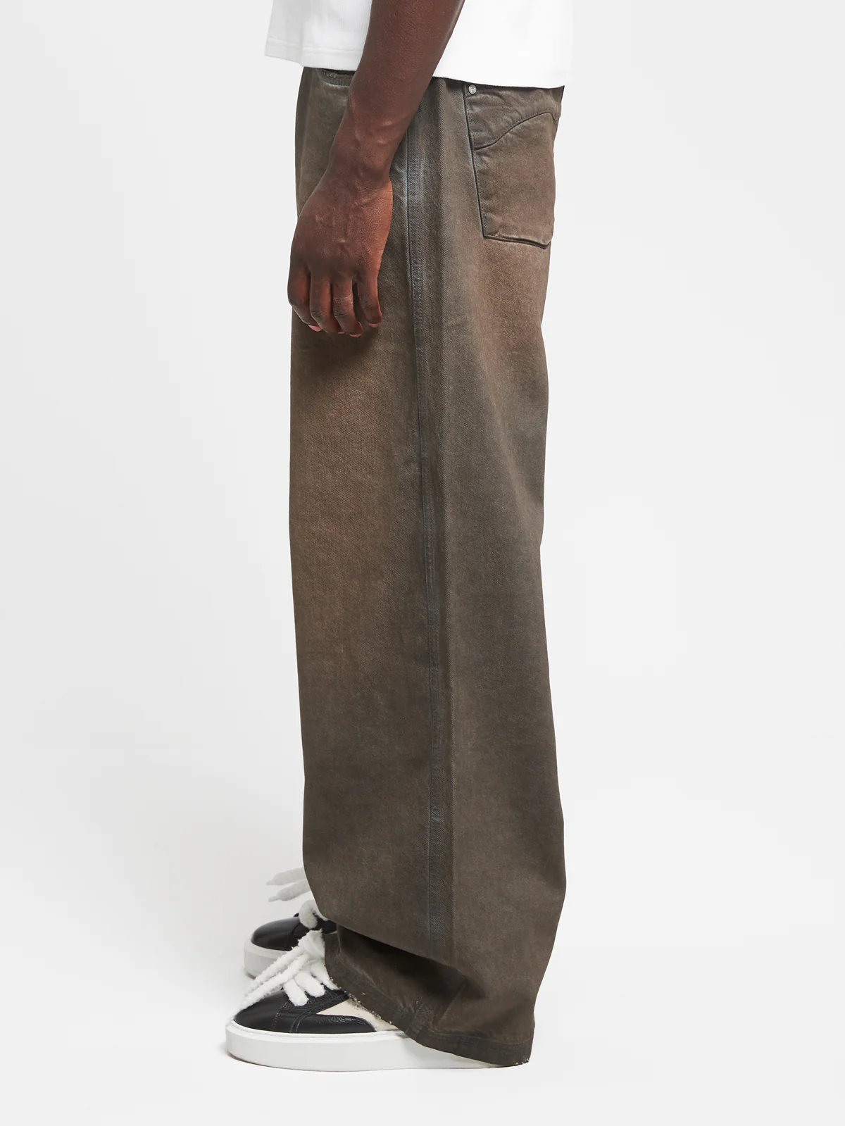 WAXED NOIR DENIM - VINTAGE BROWN - Image 4