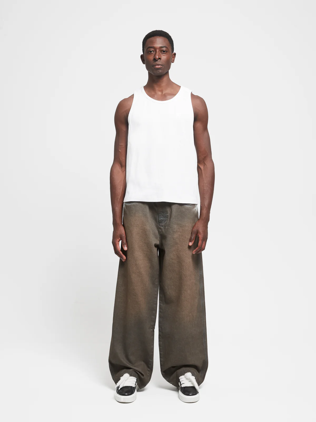 WAXED NOIR DENIM - VINTAGE BROWN - Image 6