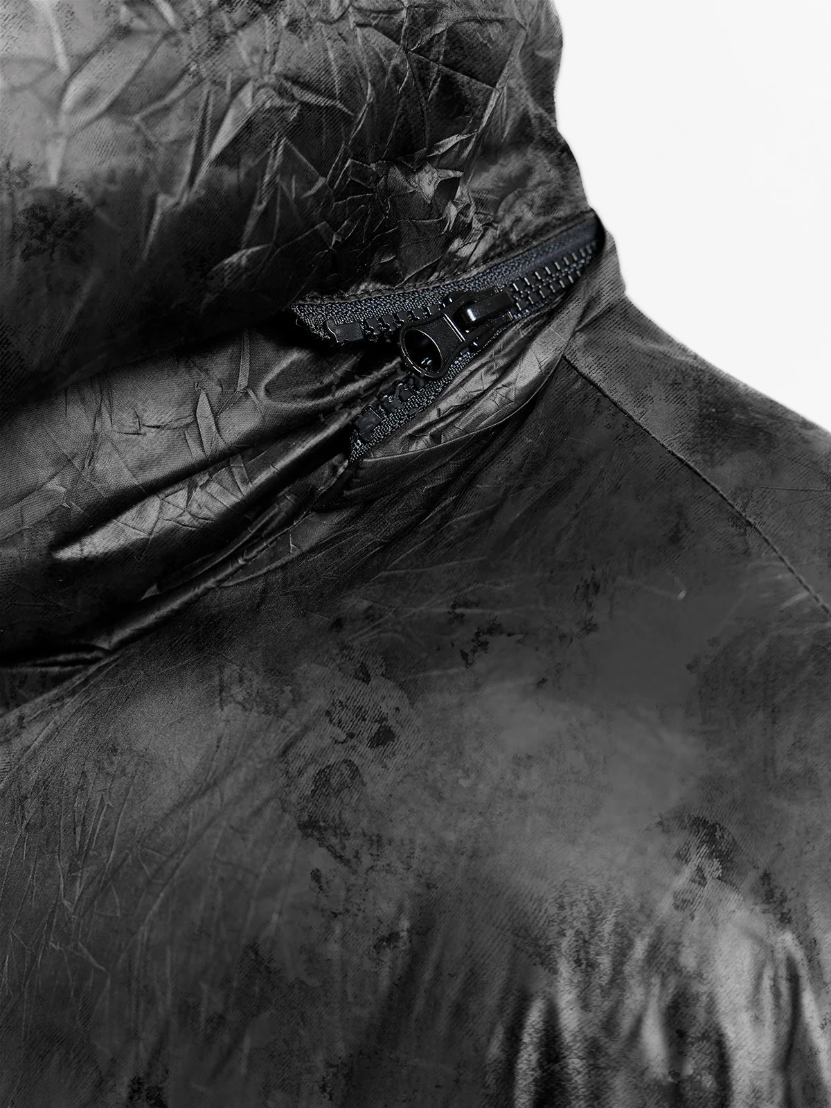 WRINKLED PUFFER JACKET - DÉLIRIA BLACK - Image 8