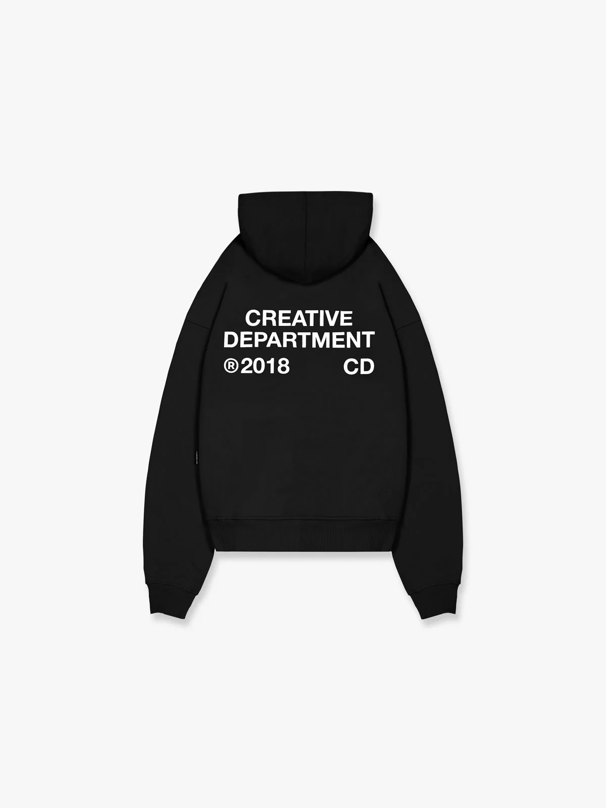 CREATIVE DEPT ZIP-HOODIE - BLACK - Image 2