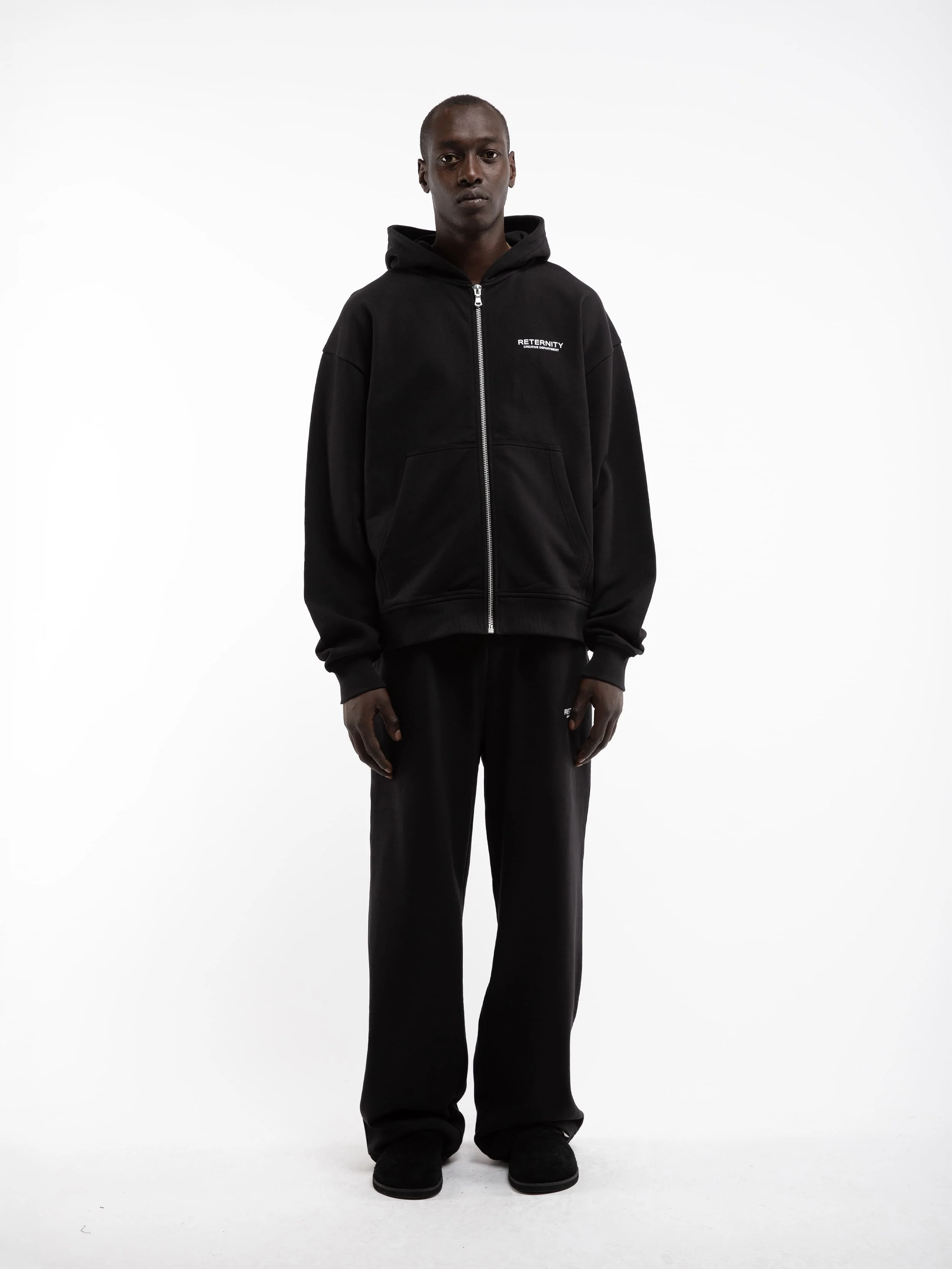 CREATIVE DEPT ZIP-HOODIE - BLACK - Image 7
