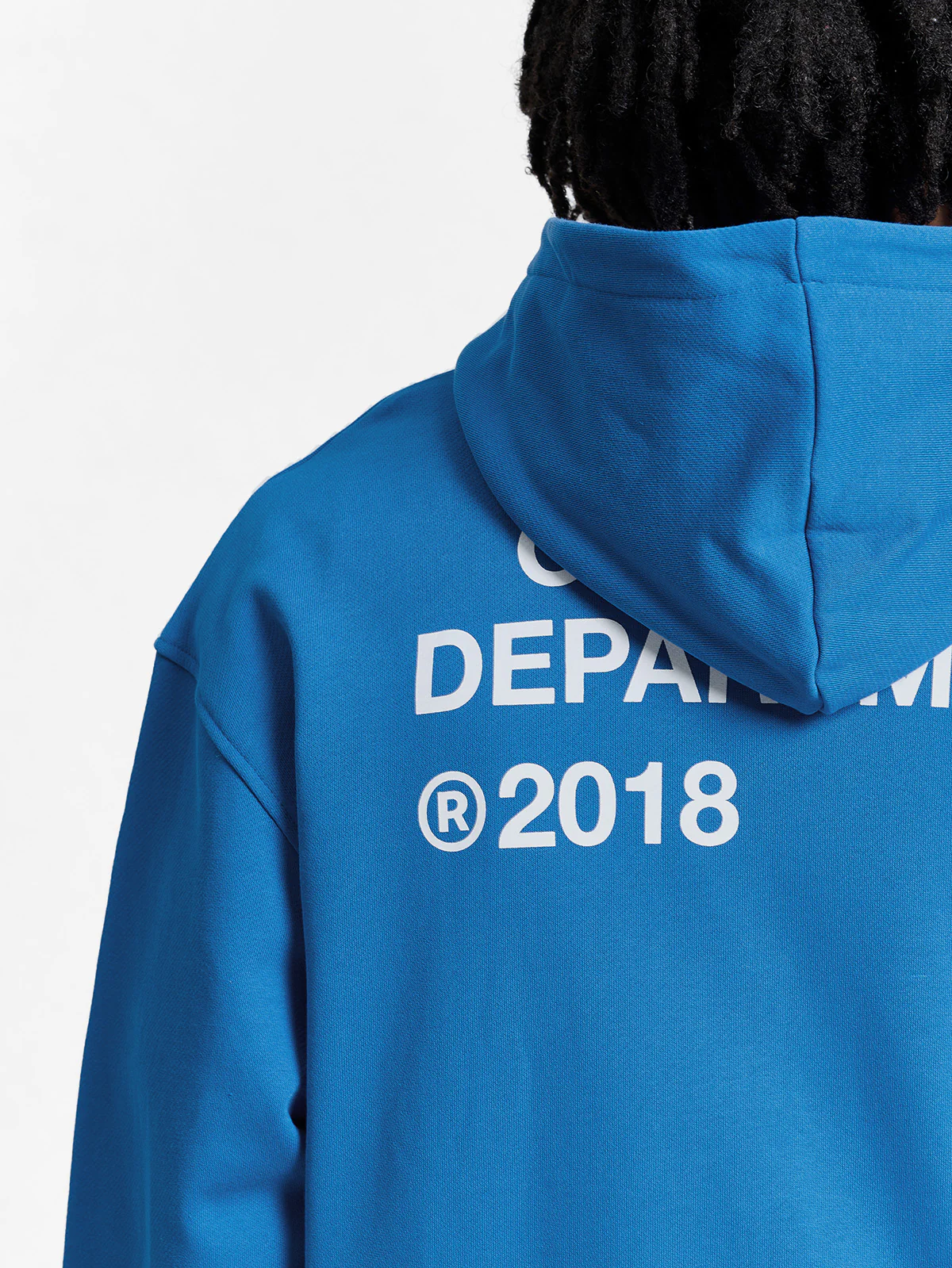 CREATIVE DEPT ZIP-HOODIE - BLUE - Image 8