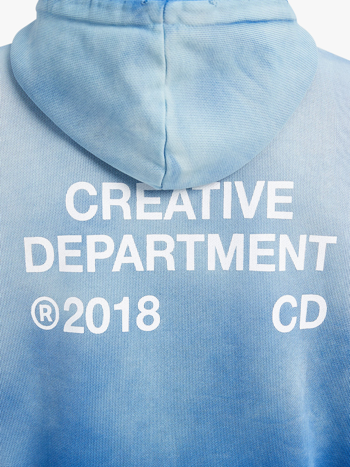 CREATIVE DEPT ZIP-HOODIE - FADED BLUE - Image 8