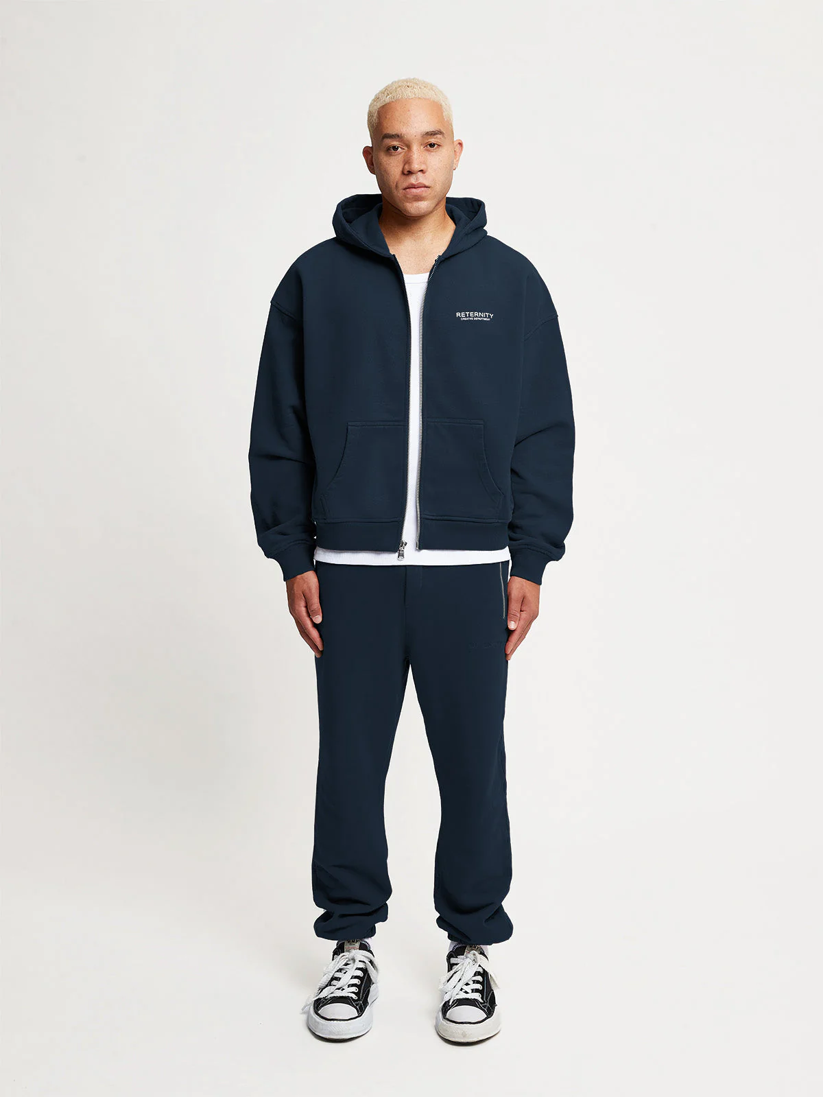 CREATIVE DEPT ZIP HOODIE - NAVY - Image 8