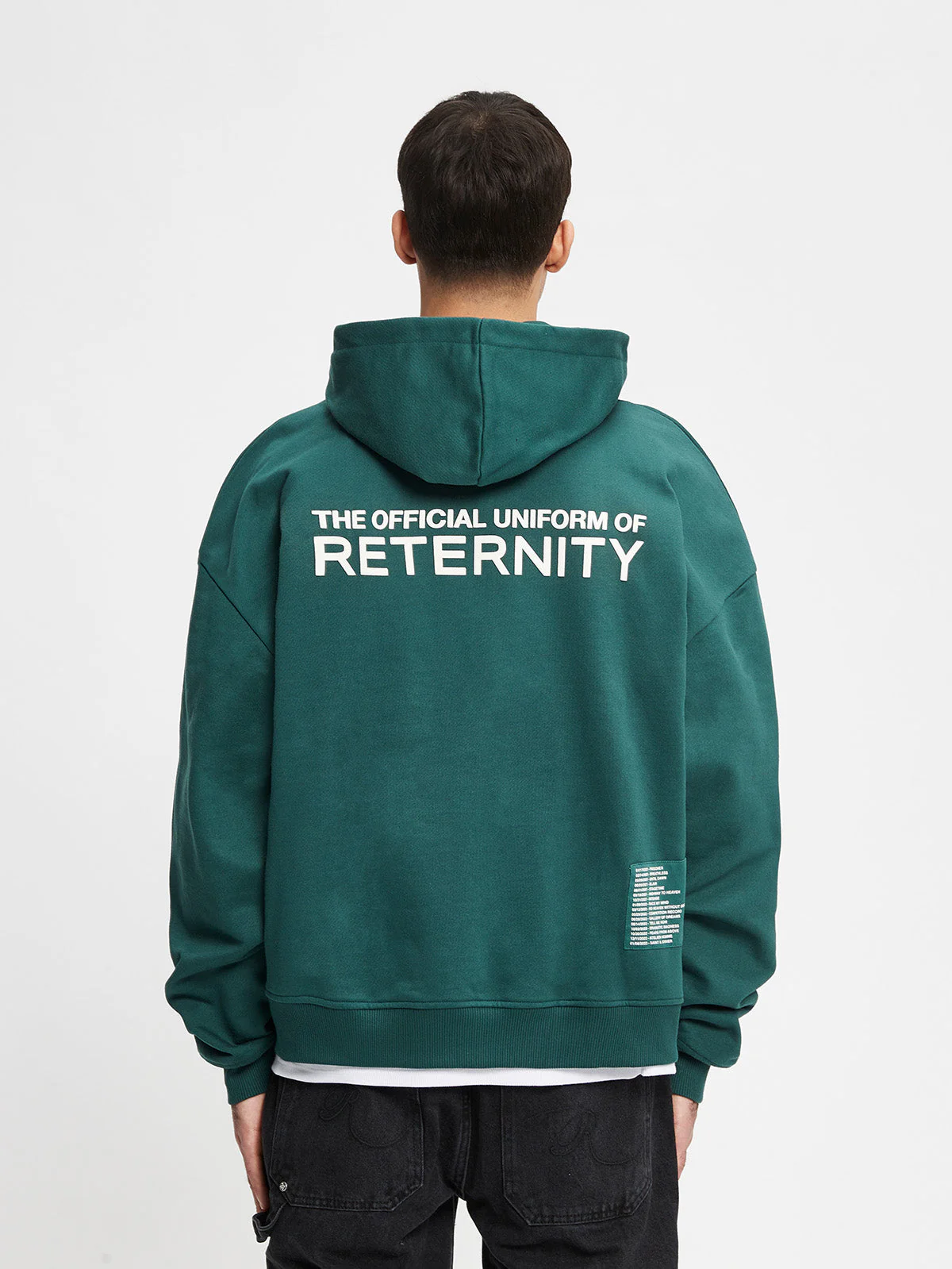 ZIP HOODIE OFFICIAL UNIFORM - GREEN/IVORY - Image 6